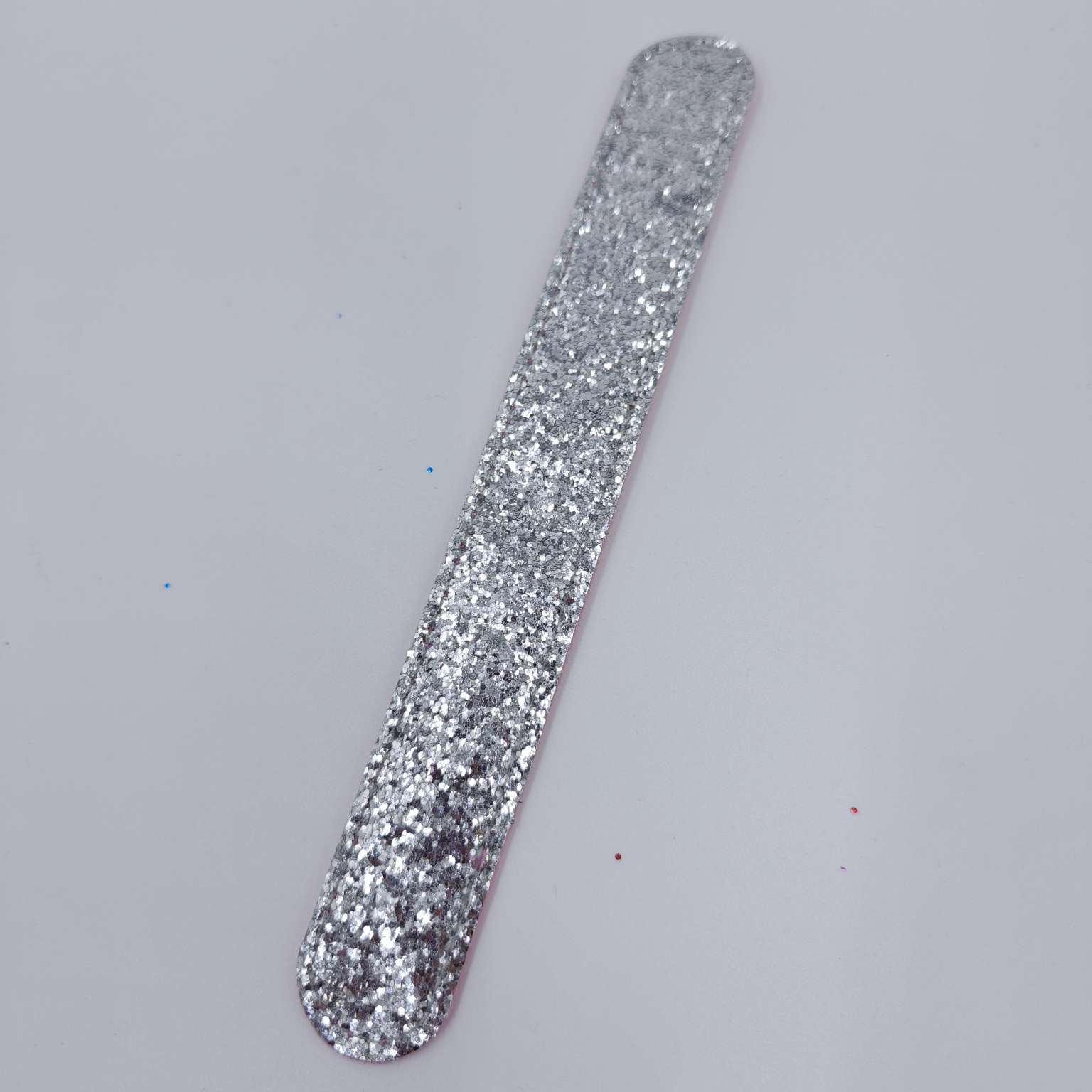 葱粉PU革啪啪圈，亮片啪啪圈，发饰啪啪圈手腕带硅胶手环五彩绳详情图6