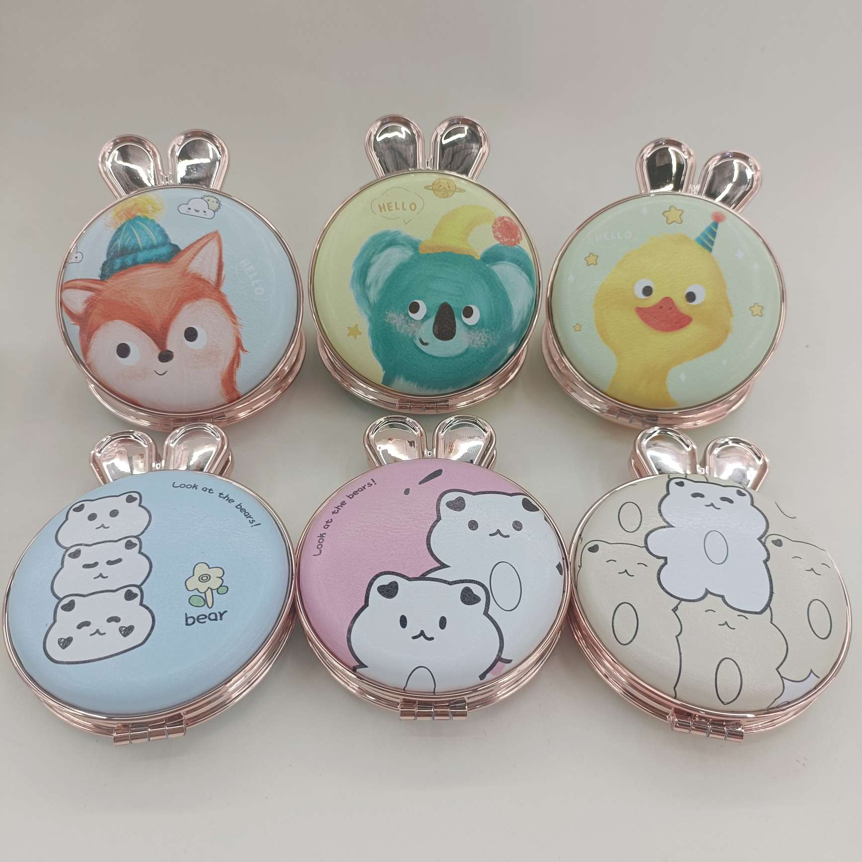 小镜子化妆镜面包镜小兔镜等等细节图