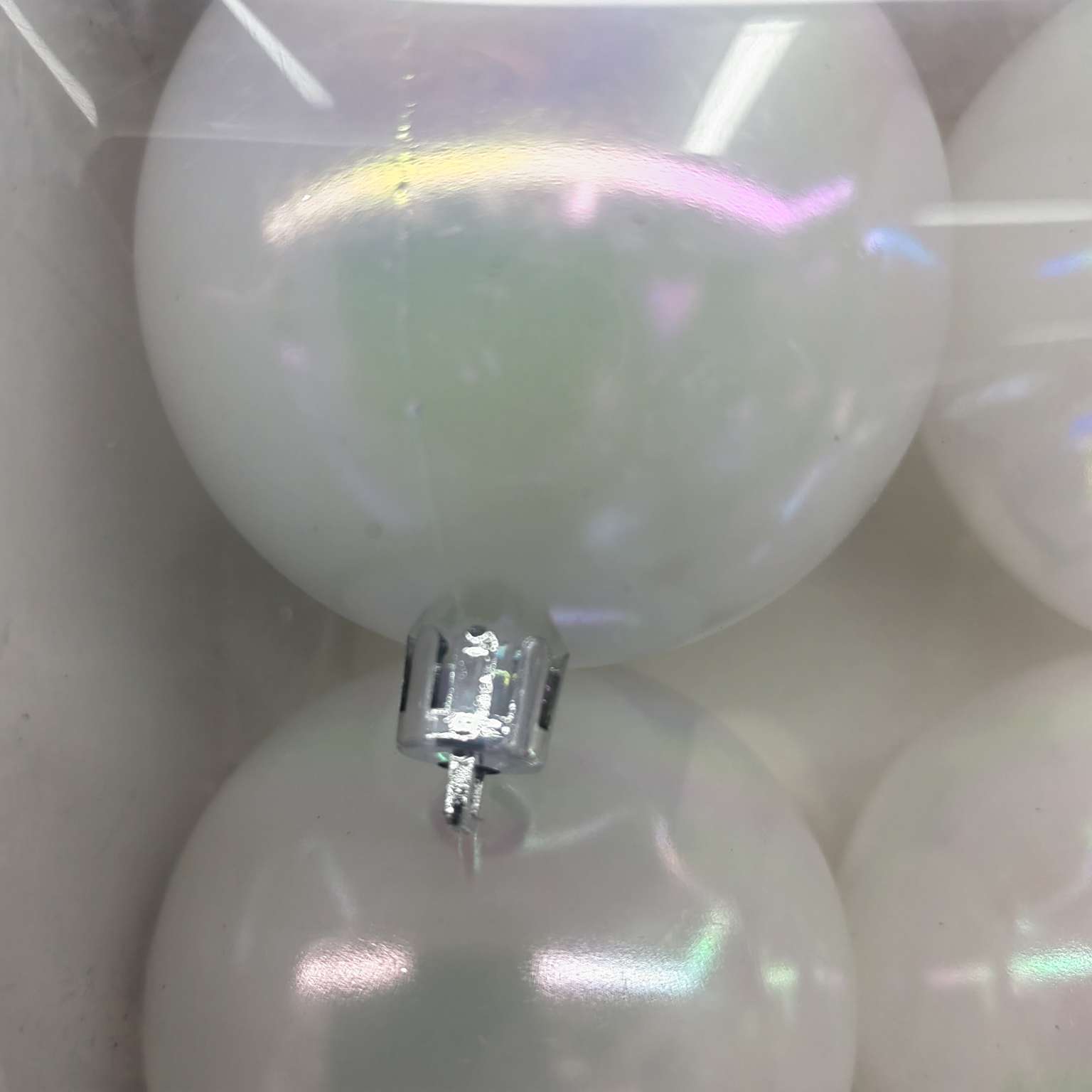 8-centimeter pink pumpkin Christmas balls, packed in OPP bags and PVC boxes Specification image