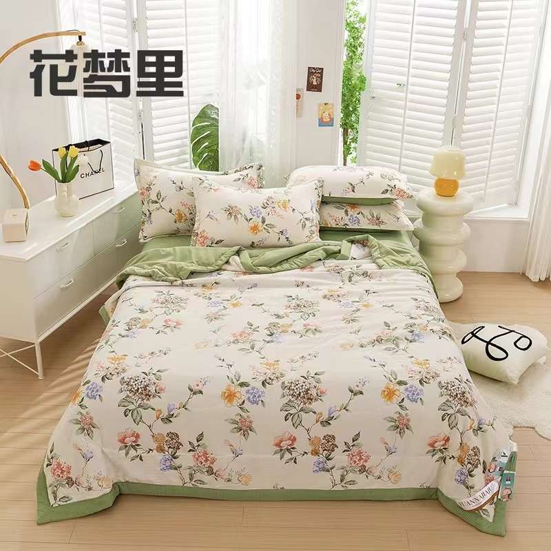 夏凉被/被子/夏被四件套/夏凉被单人夏季/蚕丝被细节图
