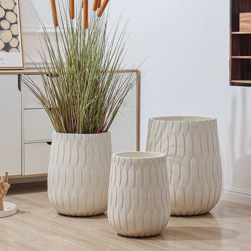 The magnesium oxide flowerpots at home are fresh and elegant Application Scenario
