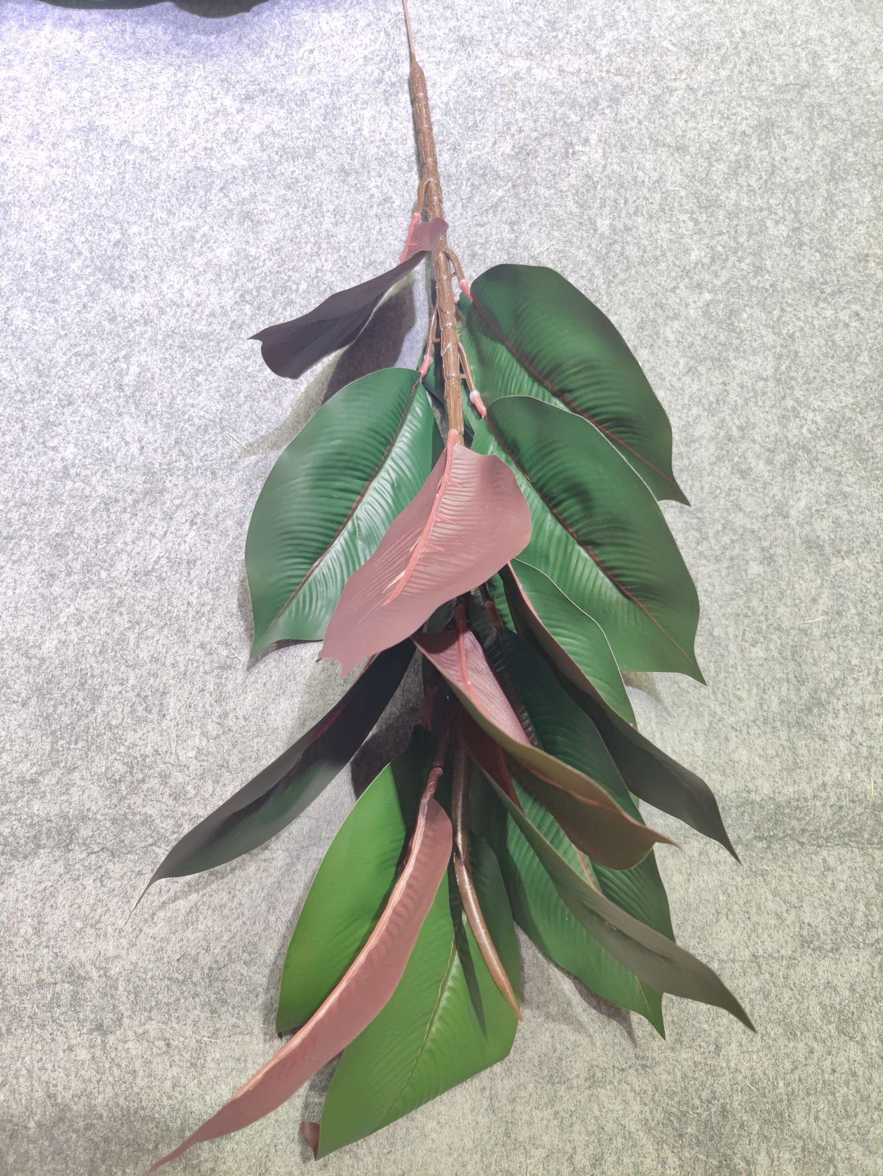 Wholesale of artificial plant artificial leaves, office and home artificial leaf DIY background wall decoration detail image 9