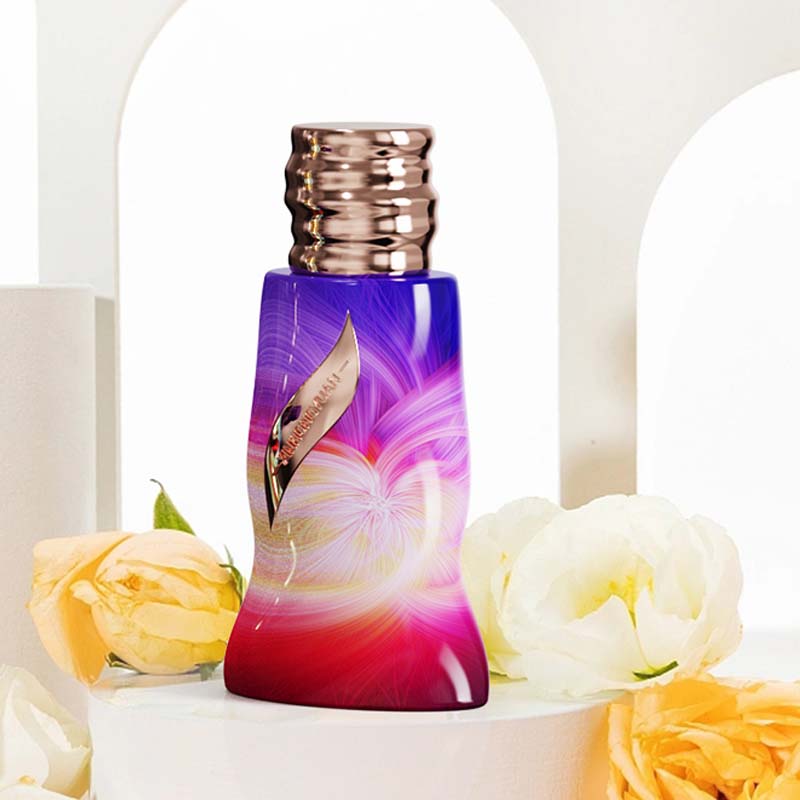 厂家直销100ml异形瓶子瓶身喷色按压喷雾瓶底加厚玻璃瓶空瓶细节图