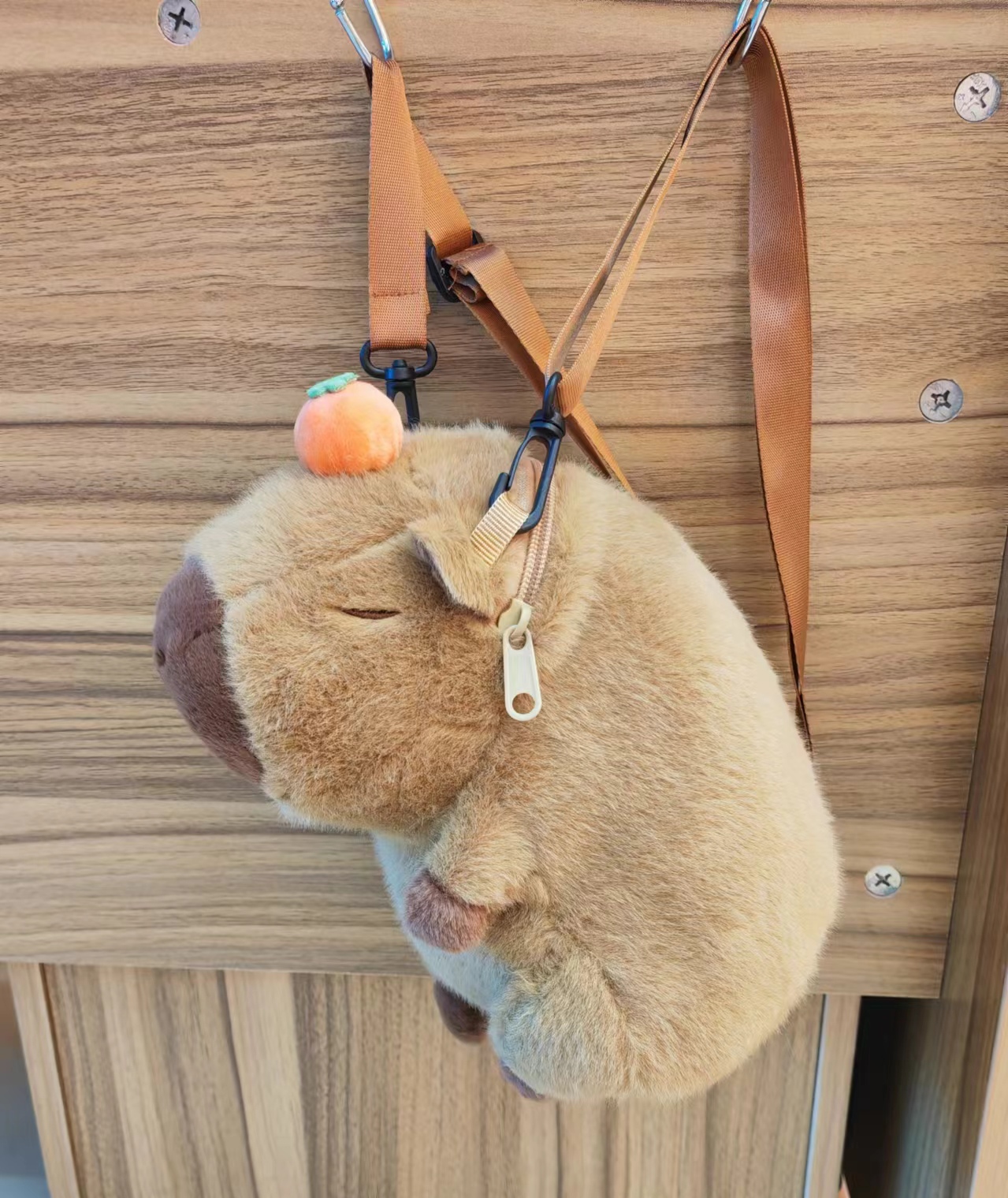 毛绒包；书包；儿童背包；小挎包；卡通背包；学生包；水豚包；卡皮巴拉详情1