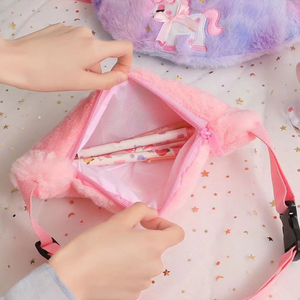 毛绒包；腰包；儿童包；手机包；卡通包；毛绒玩具详情3