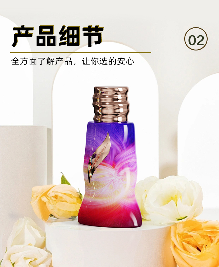 厂家直销100ml异形瓶子瓶身喷色按压喷雾瓶底加厚玻璃瓶空瓶详情3