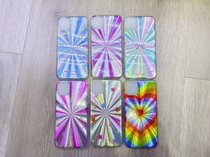 Fireworks glitter print imd phone case