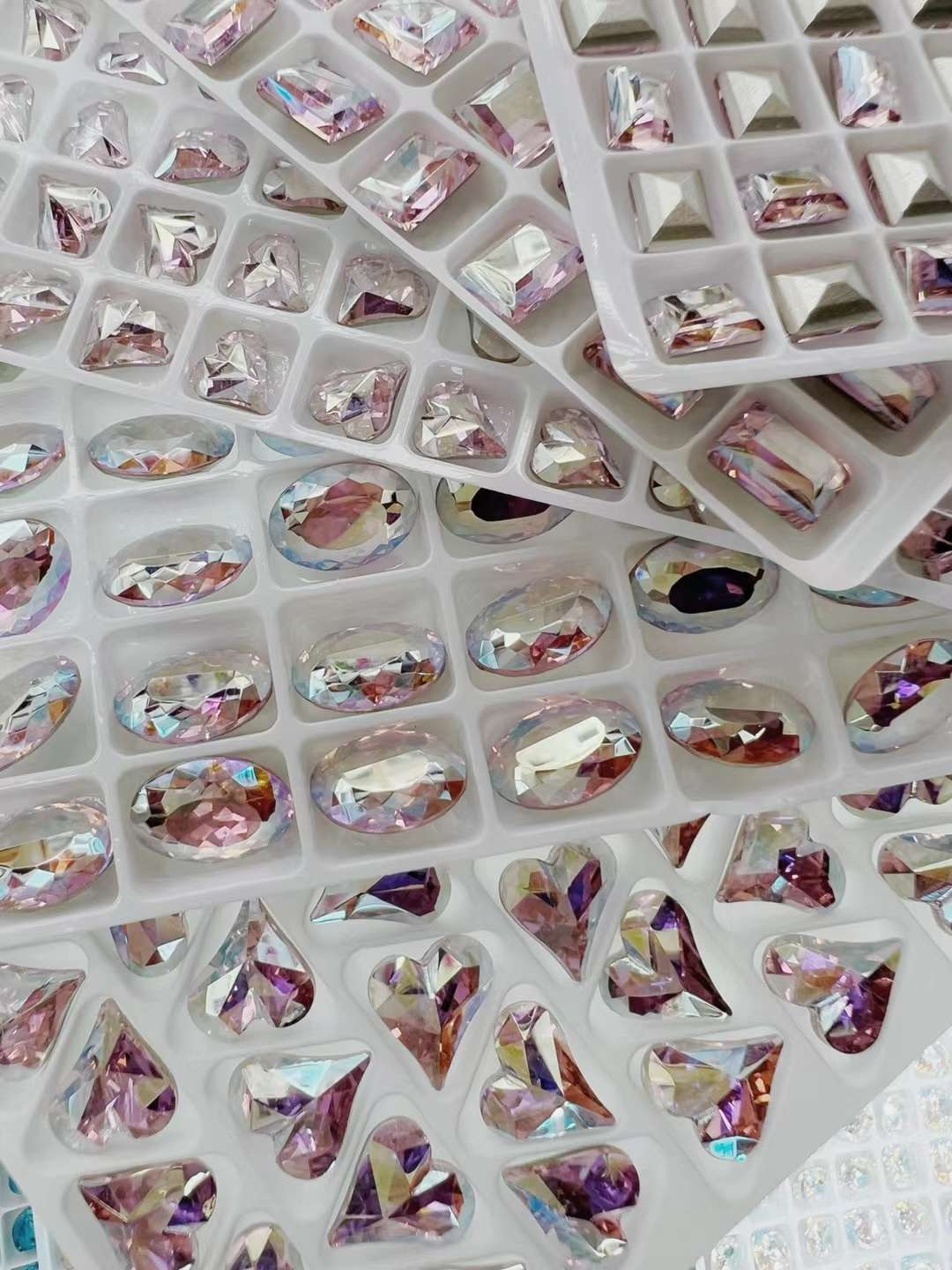 New color pointed-bottom diamond K9, super diamond 5065, super flash diamond, wearable nail art detail image 4