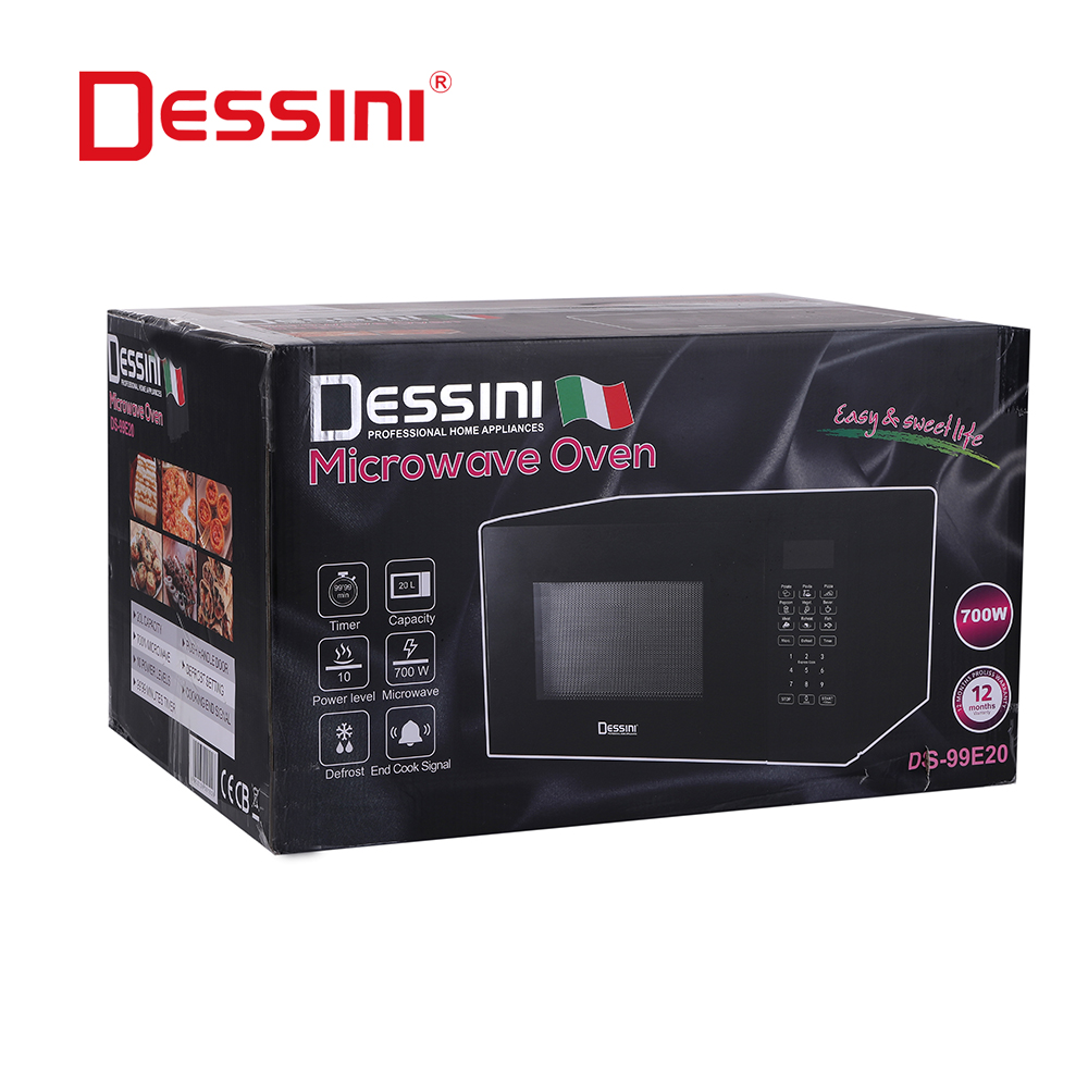 Dessini Home 20L Digital Touch Control Electric Countertop Appliances Commercial Microwave Ovens With Led Displays Not Yet Reviewed