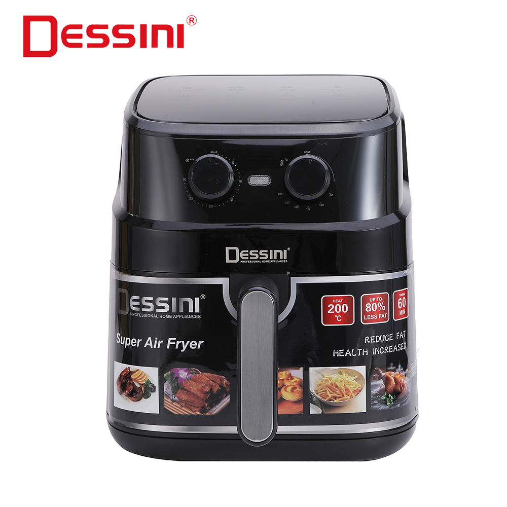 Dessini Stock Electric Touch Screen Digital Control Air Fryer With Non-Stick Basket No Reviews Yet details Picture