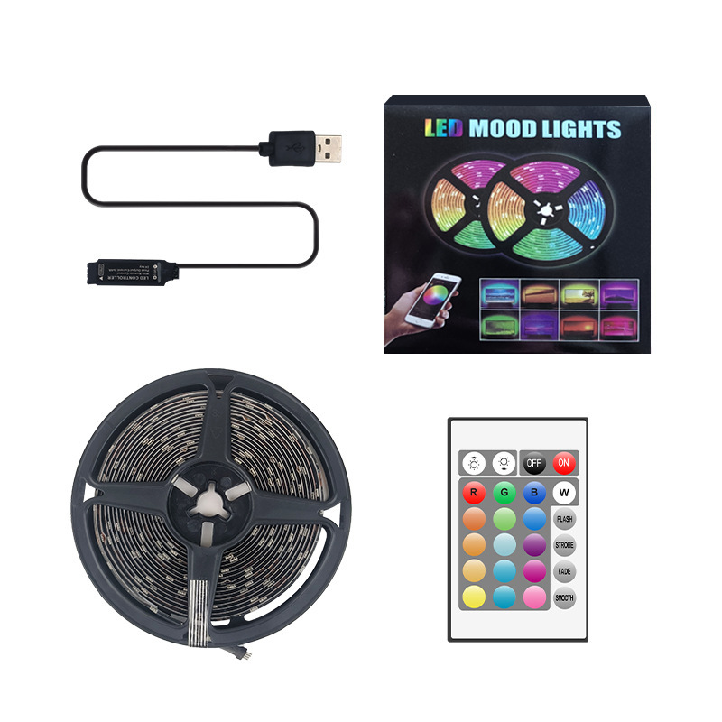 5V Tv Background Gaming Atmosphere Computer Led Lights With Color Change Usb Highlight Remote Control Rgb Light Strip Decoration Application Scenario