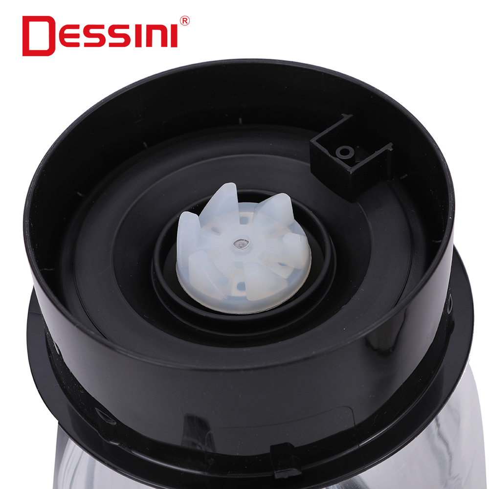 Dessini 2024 Most Popular Kitchen Appliance 2In1 Table Portable Blender Glass Jar Specification drawing
