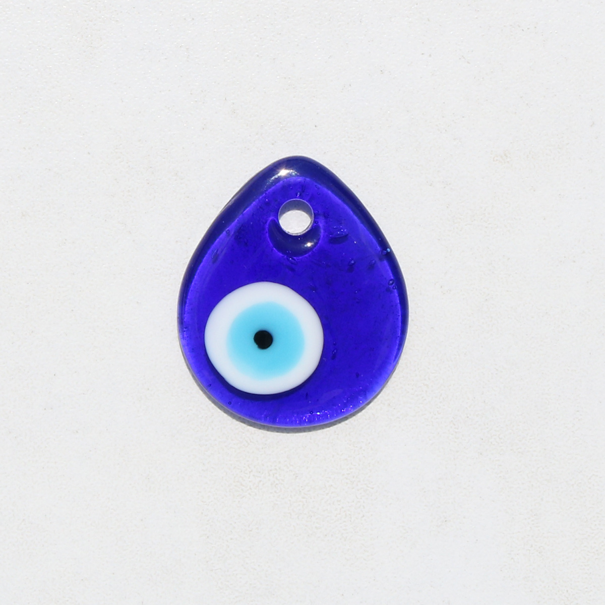 亚马逊爆款，土耳其恶魔之眼吊坠，30*35mm玻璃眼睛吊坠，项链耳环钥匙扣DIY饰品配件，现货批发，厂家直销，欧美风格