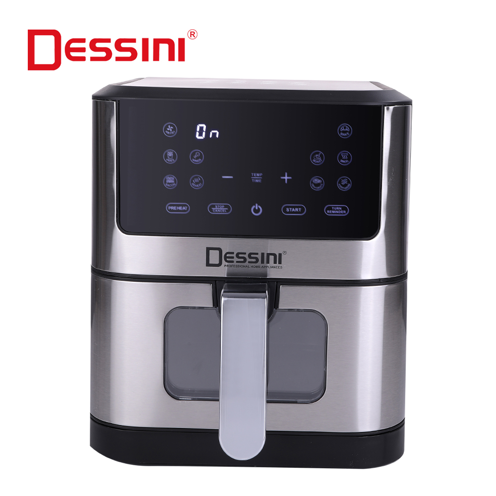 Dessini's Latest Home Electric Air Fryer Electric Digital Touch Screen Large Capacity Oil Free Cookware details Picture