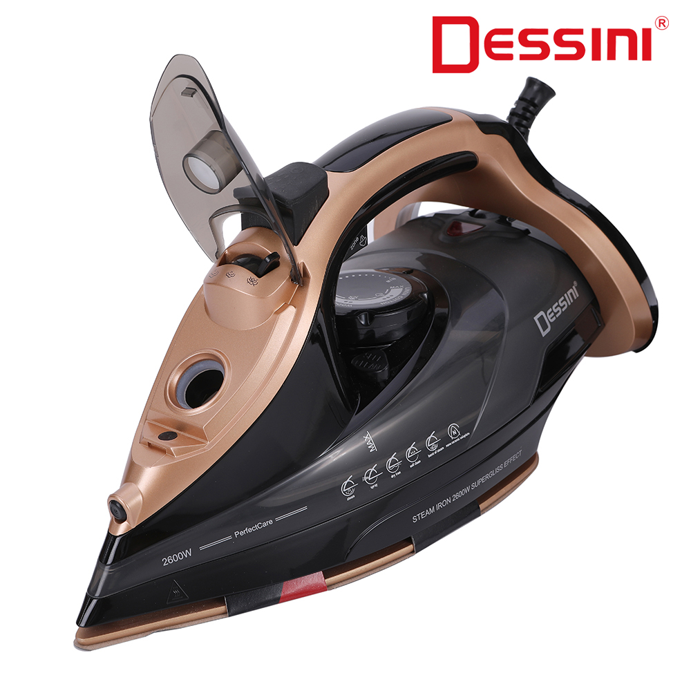 Dessini New High Quality Electric Design Removable Transparent Tank Medium Steam Iron Item Picture