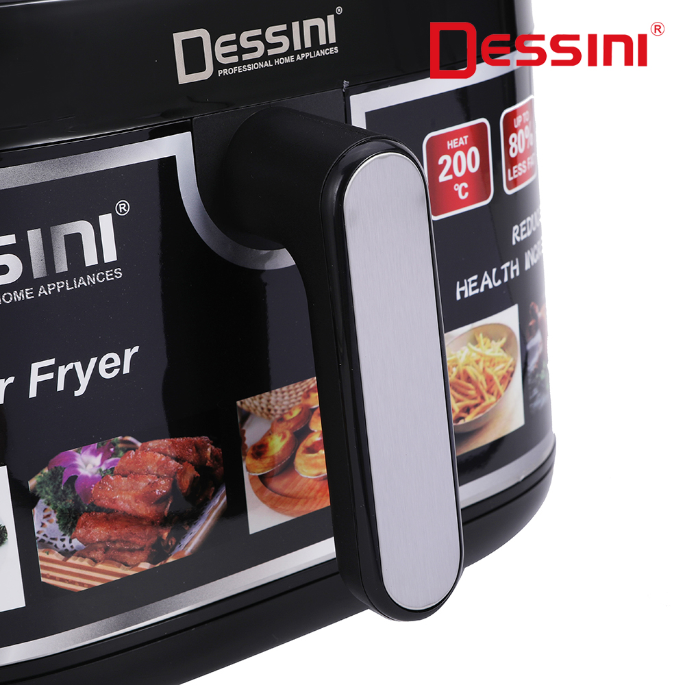 Dessini Stock Electric Touch Screen Digital Control Air Fryer With Non-Stick Basket No Reviews Yet Item Picture