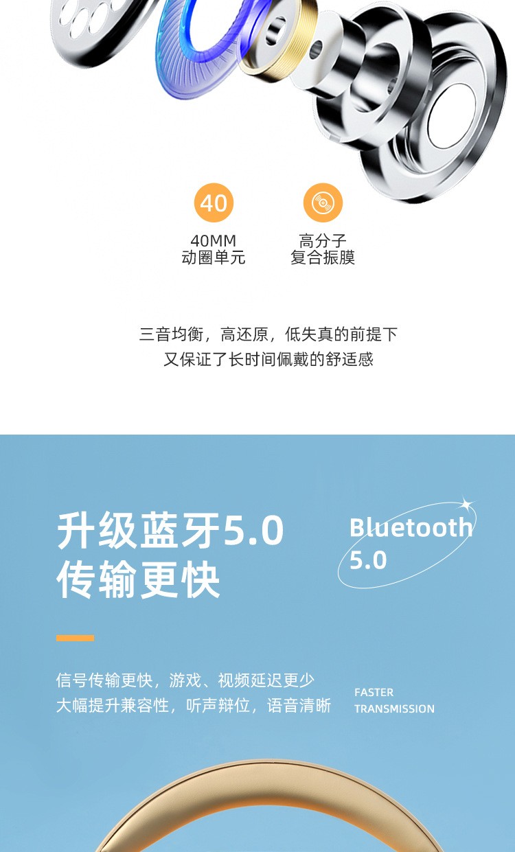 跨境无线头戴式耳机蓝牙耳机立体环绕音插卡全包耳私模耳麦详情5