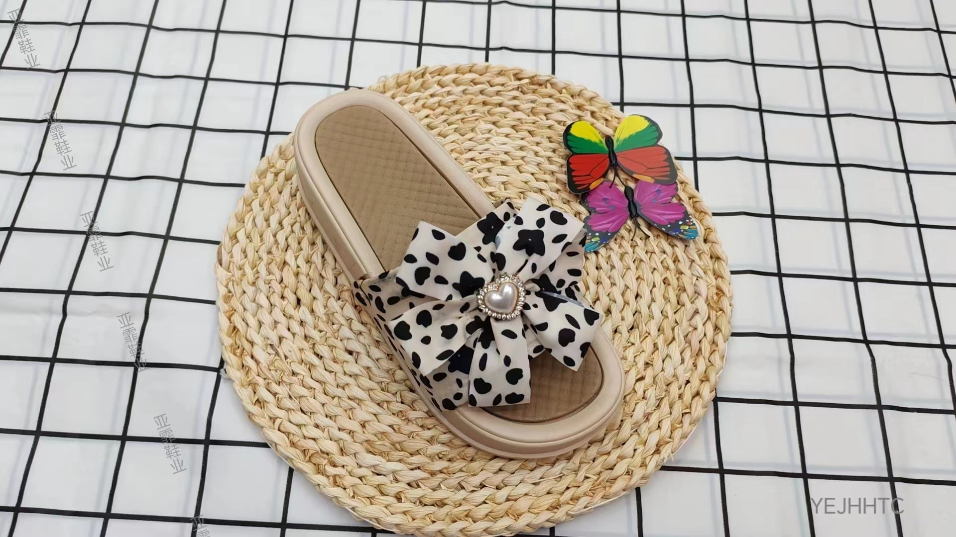 Wear thick-soled flip-flops outside in summer