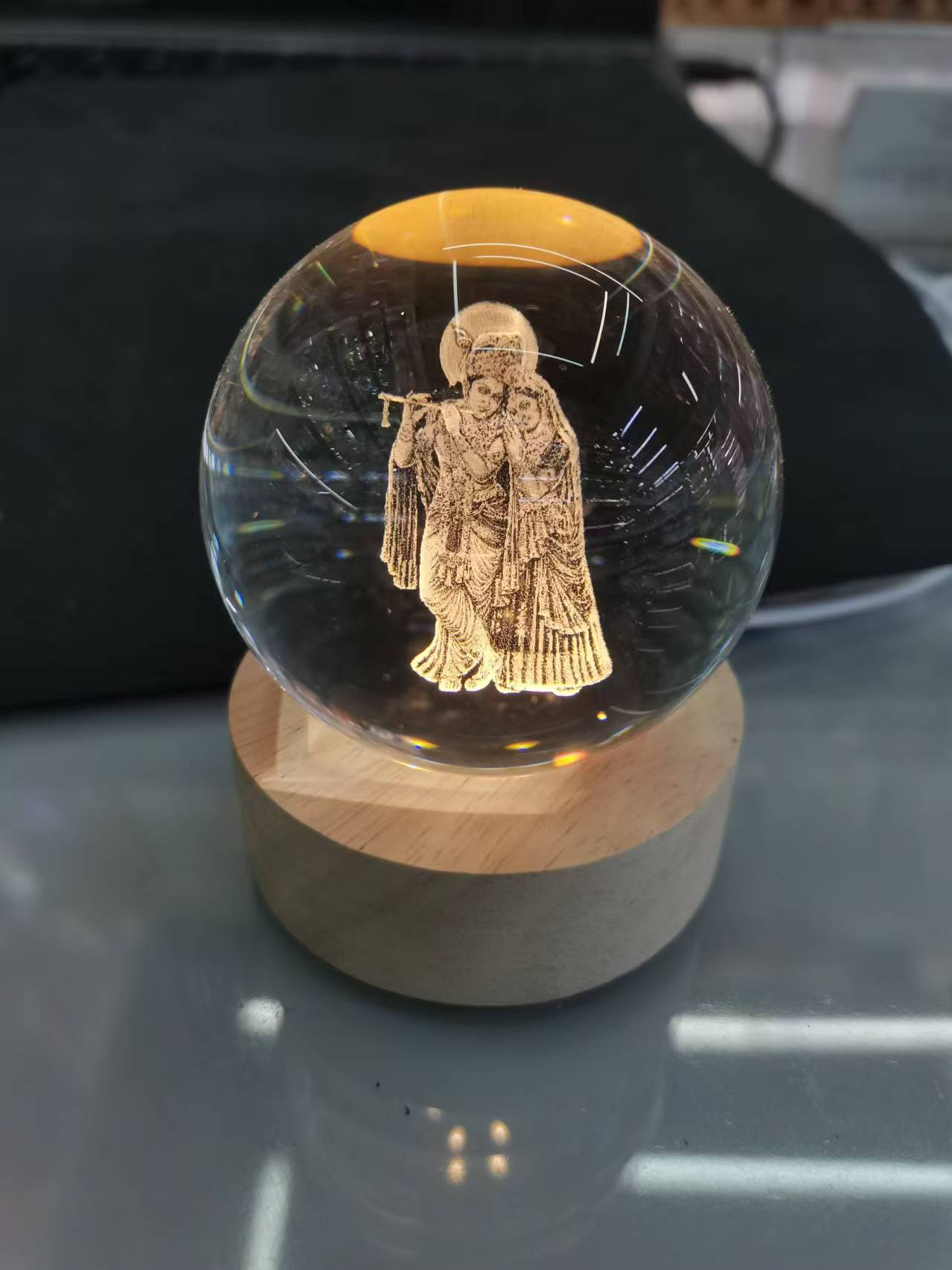 水晶工艺品实物图