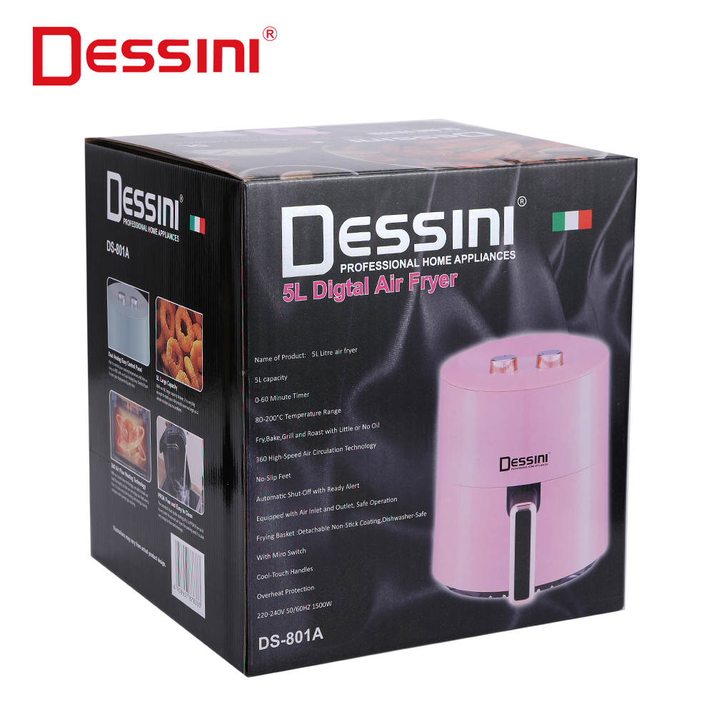 Dessini Sells Hot Multi-Color Non-Stick Cooking Surface Air Fryers At Low Prices