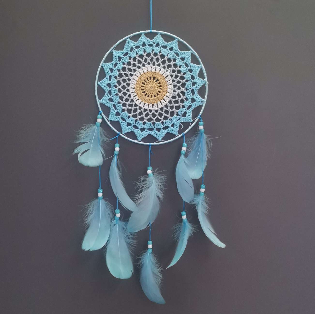 Colorful hook-flower dreamcatcher Application Scenario