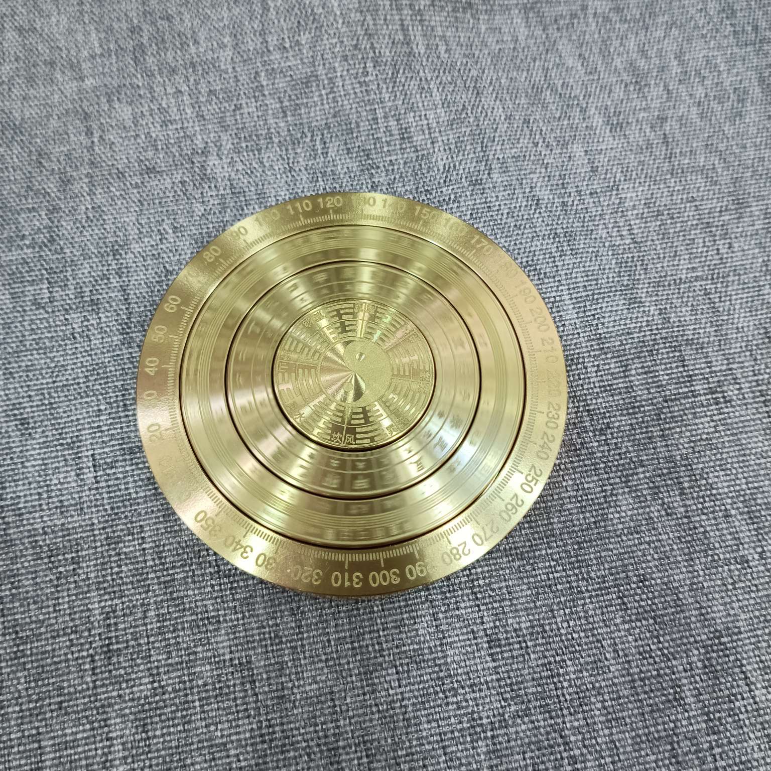 Compass, rotating handle, compass, multi-axis rotating copper compass, octagonal comprehensive compass detail image 2