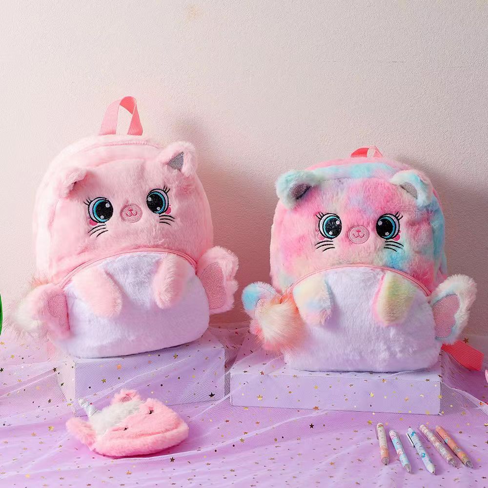 毛绒包；书包；儿童背包；毛绒背包；卡通背包；学生包；双肩背包详情10