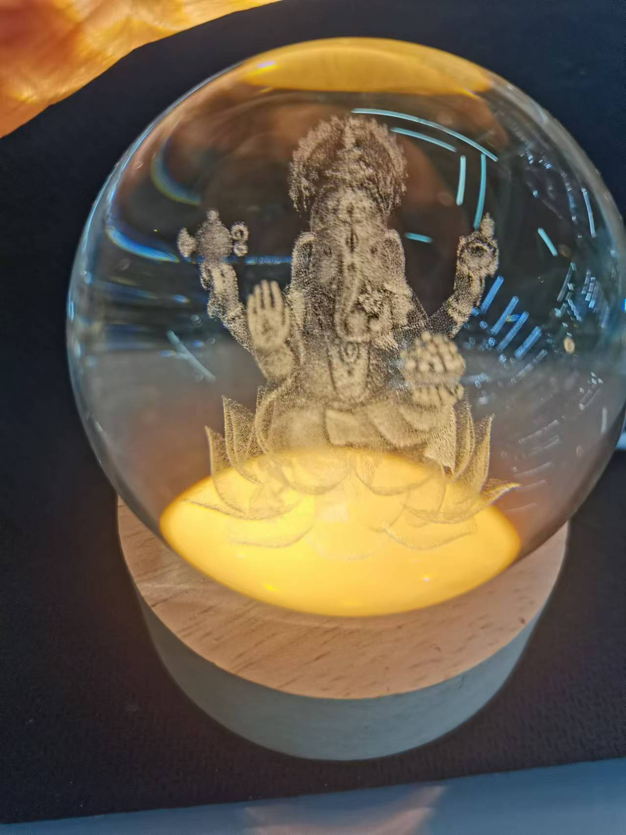 水晶/水晶球/水晶水晶玻璃/饰品/天然水晶细节图