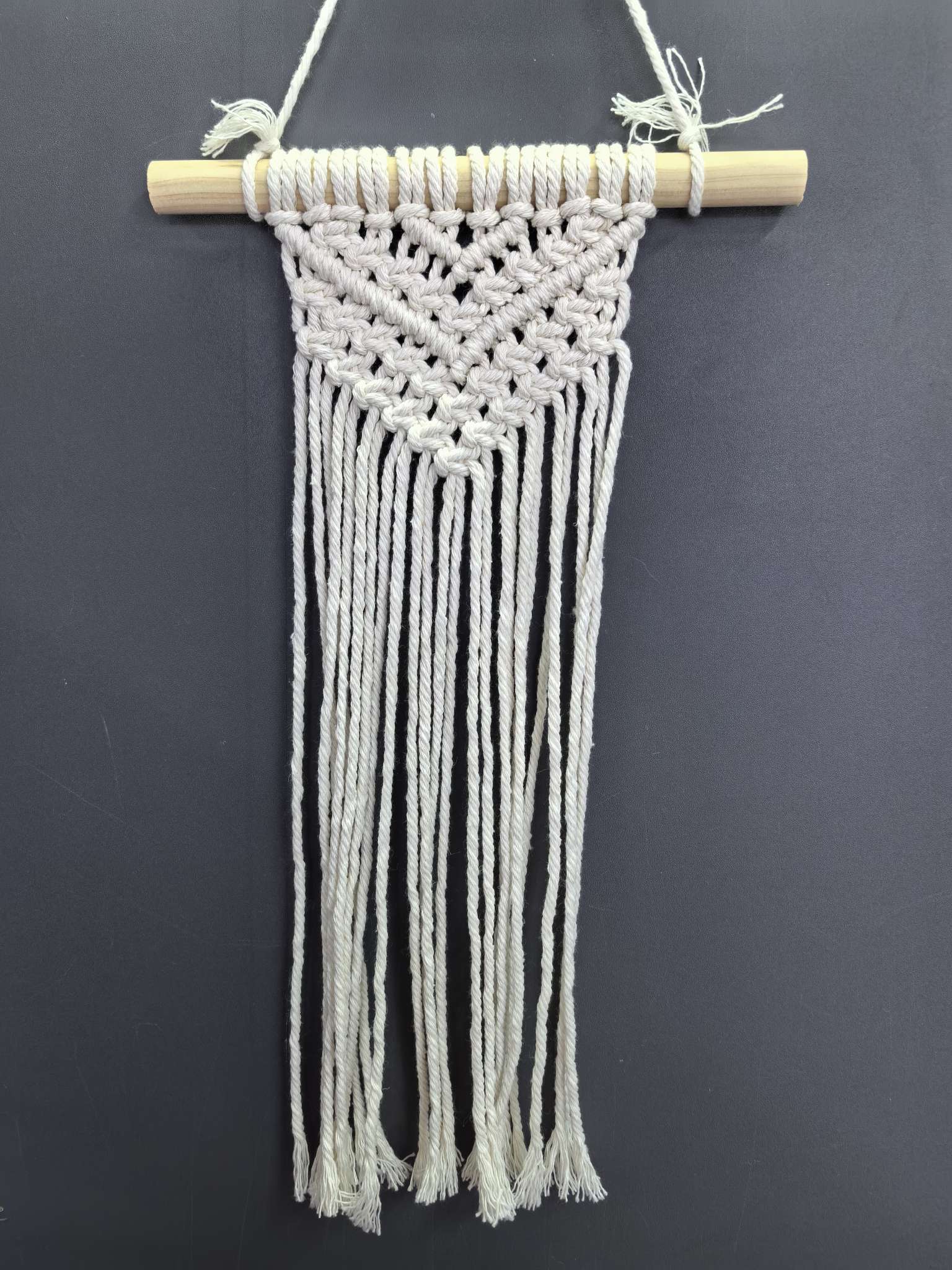 Cotton rope woven tapestry details Picture