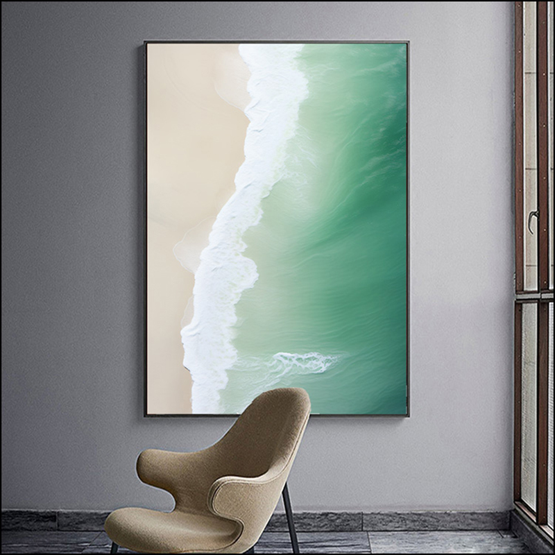 油画/油画2/大象油画/油画打印/跨境热销白底实物图