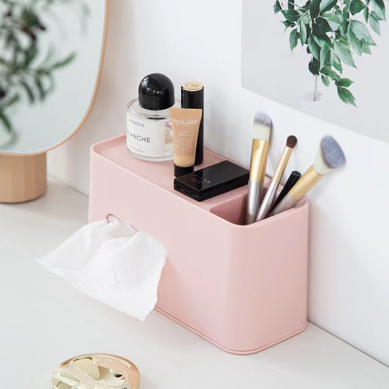 Nordic desktop tissue box, living room coffee table, office tissue box, cute storage details Picture
