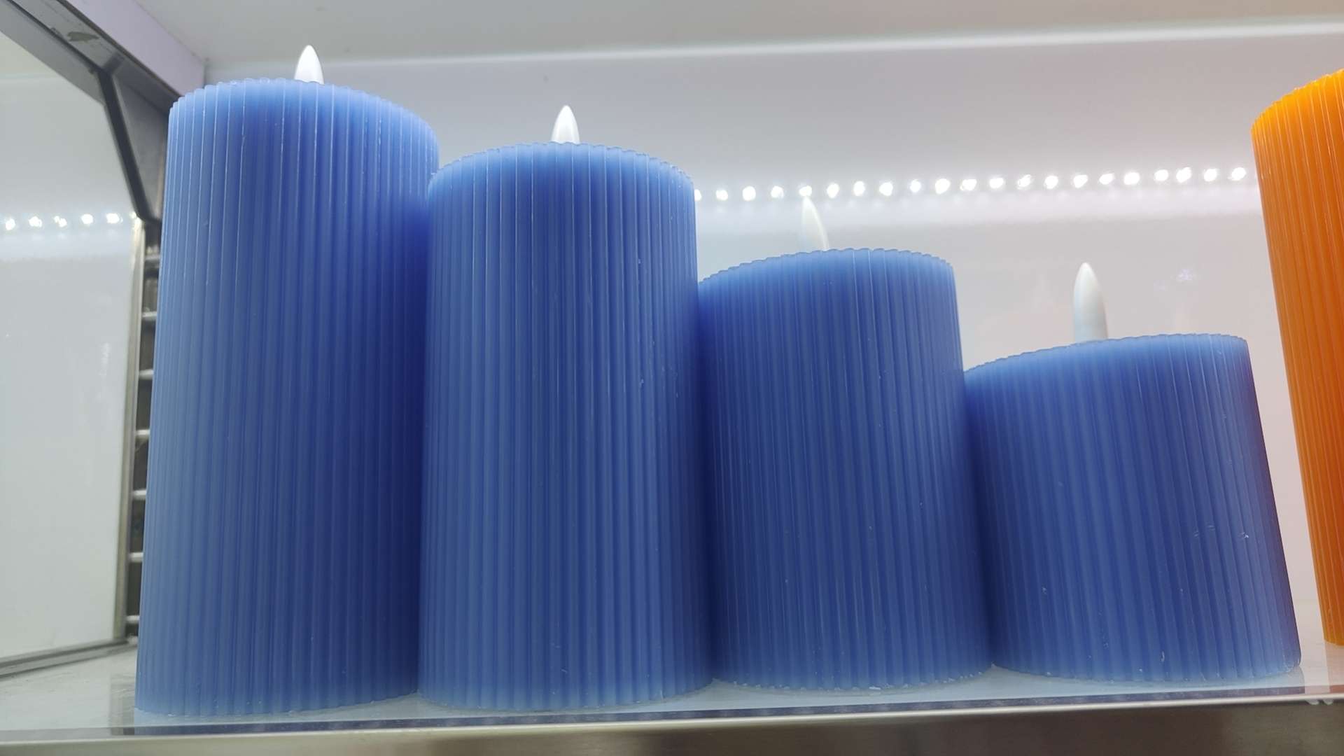 浪漫布置气氛电池蜡烛灯厂家批发香薰蜡烛产品图