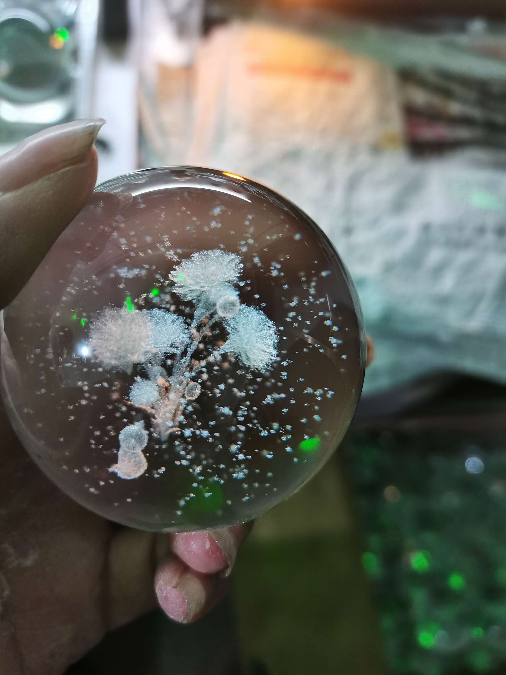 60水晶球情侣系列饰品 精致水晶工艺品 独特礼品 水晶玻璃艺术品 精美装饰品详情图4