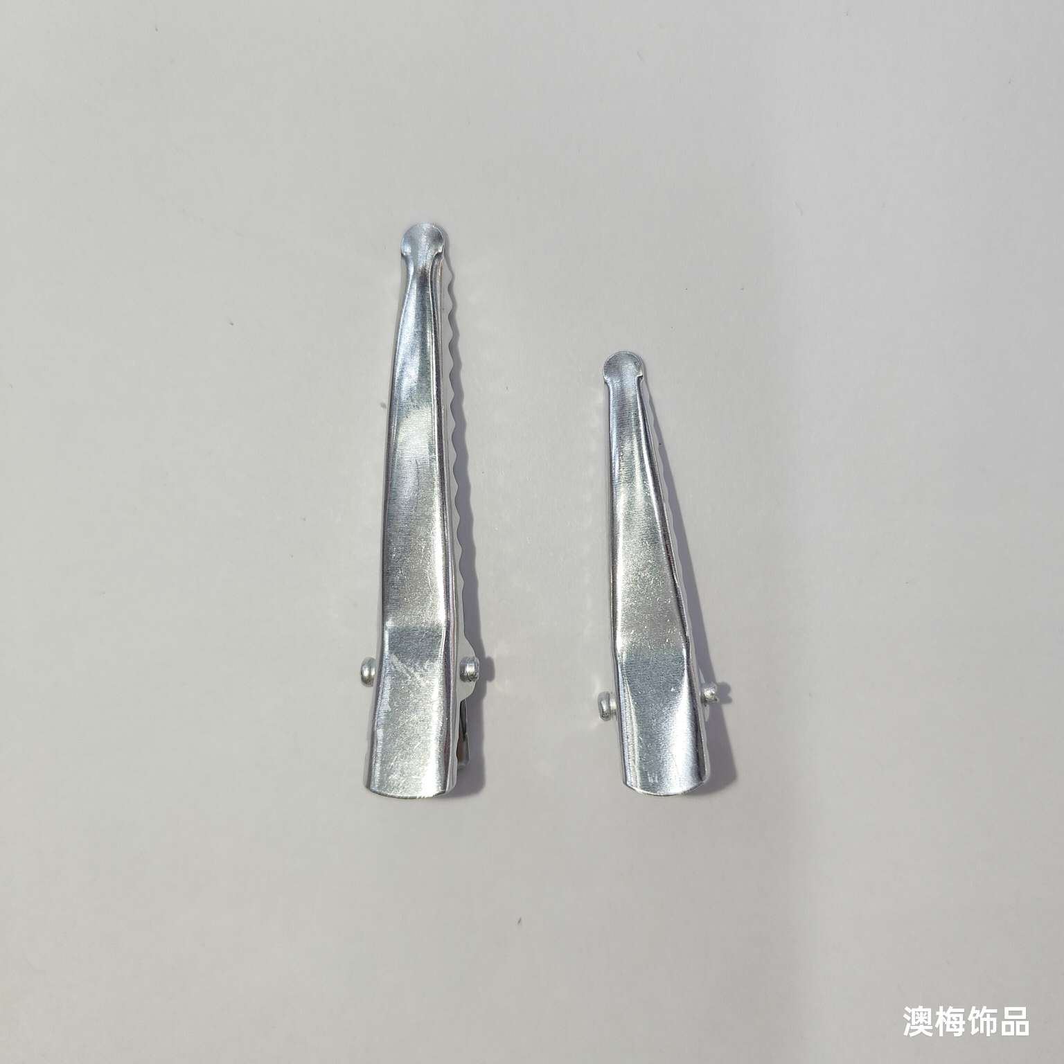 Pointed clips, water drop clips, BB clips, crocodile mouth hair clips, white bow hair clips, hair accessory materials, diy handcrafted hair clips detail image 2