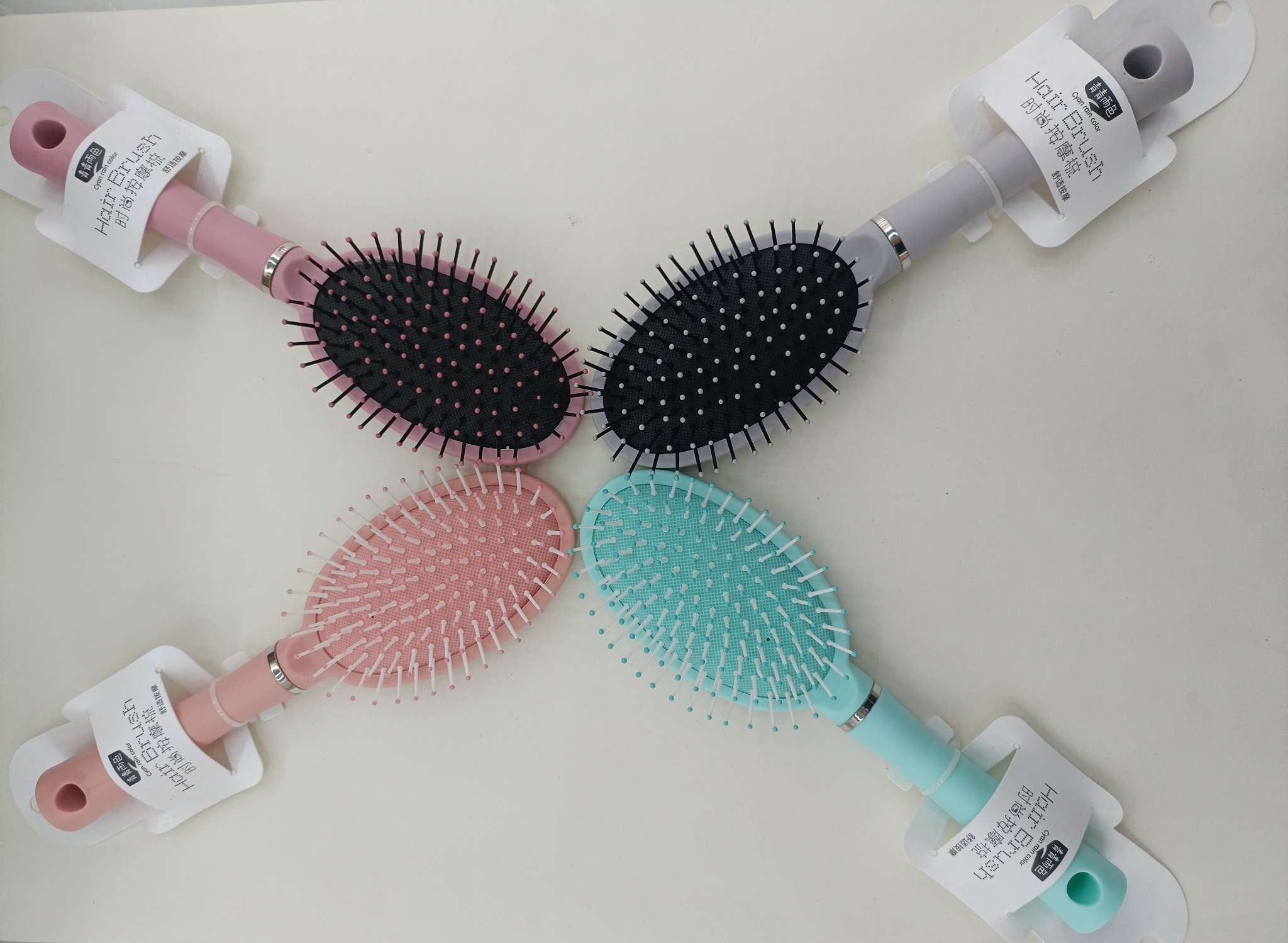 化妆镜，时尚按摩梳小镜子折叠详情图4