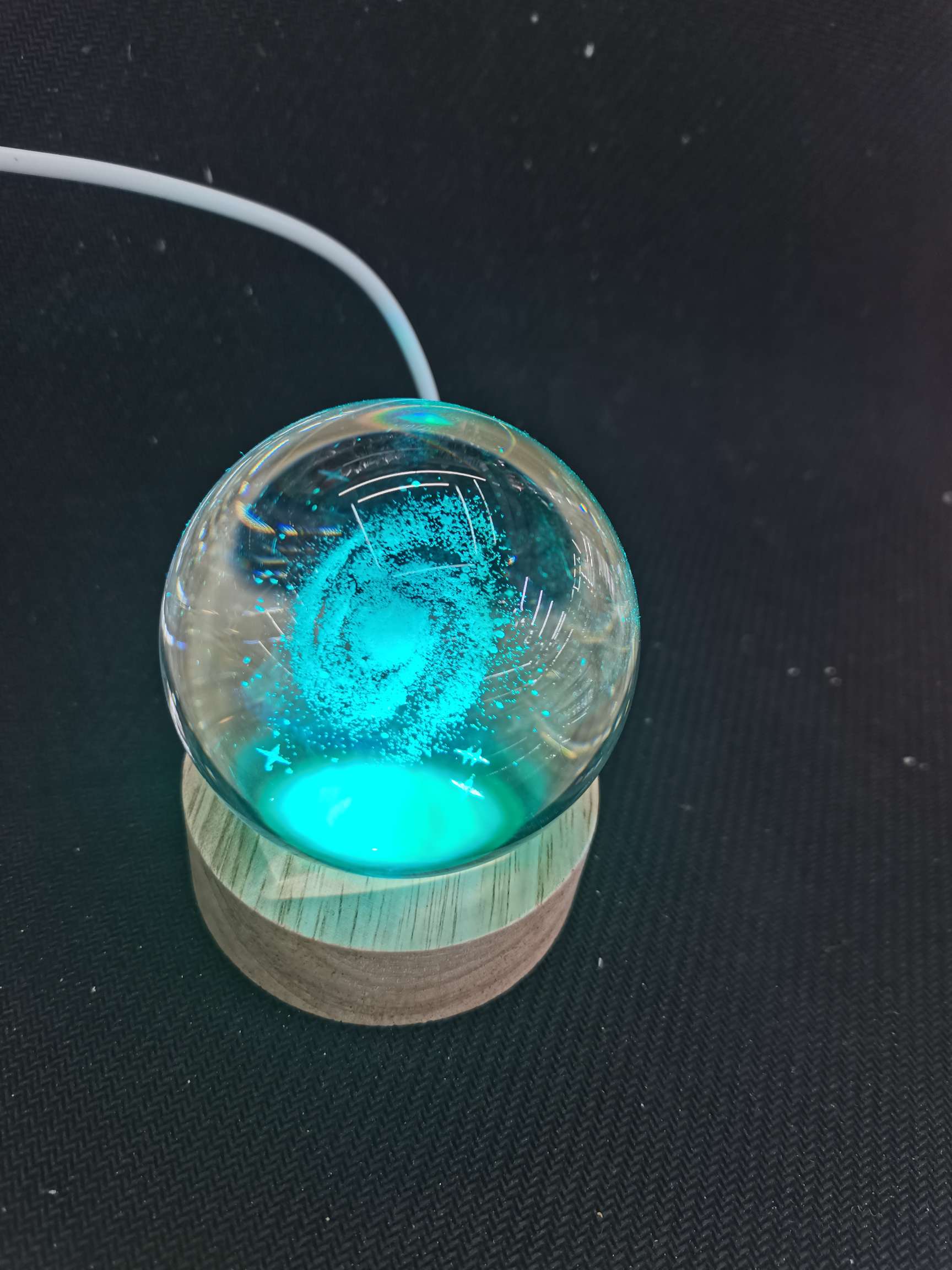 60水晶球 内雕星空系工艺品礼品 精致水晶玻璃饰品 水晶工艺品 艺术收藏品 独特设计 精美装饰品详情图4