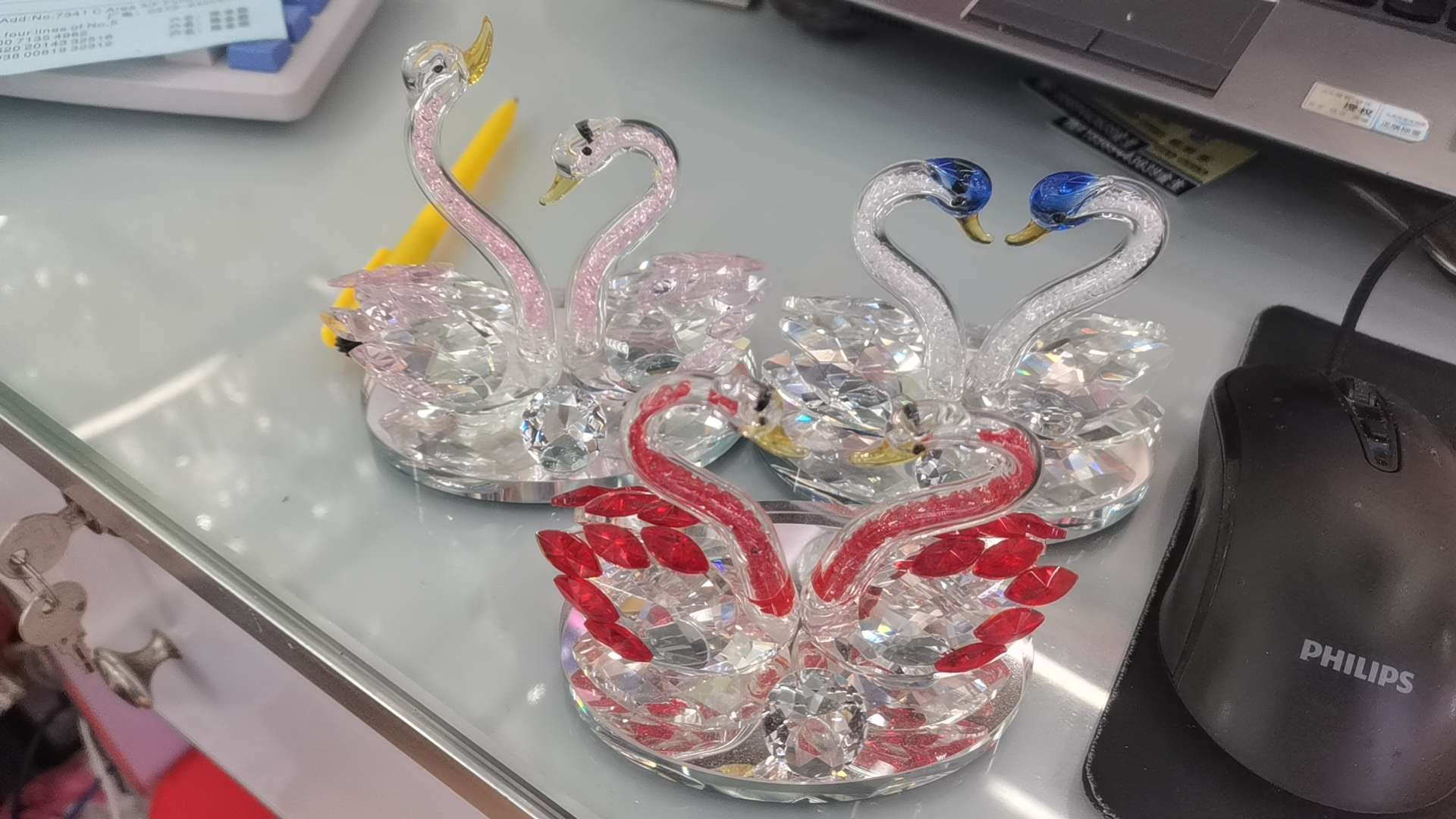 水晶工艺品实物图