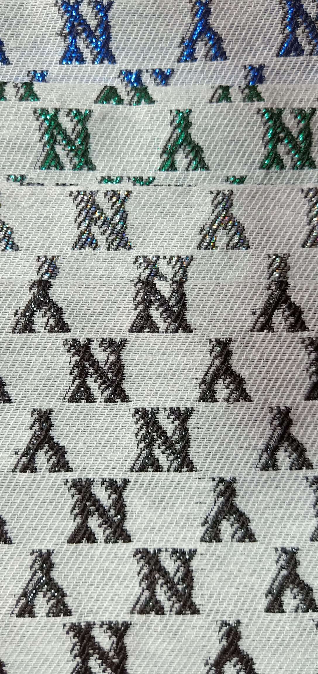 Linen, chanel-colored woven fabric, jacquard fabric details Picture