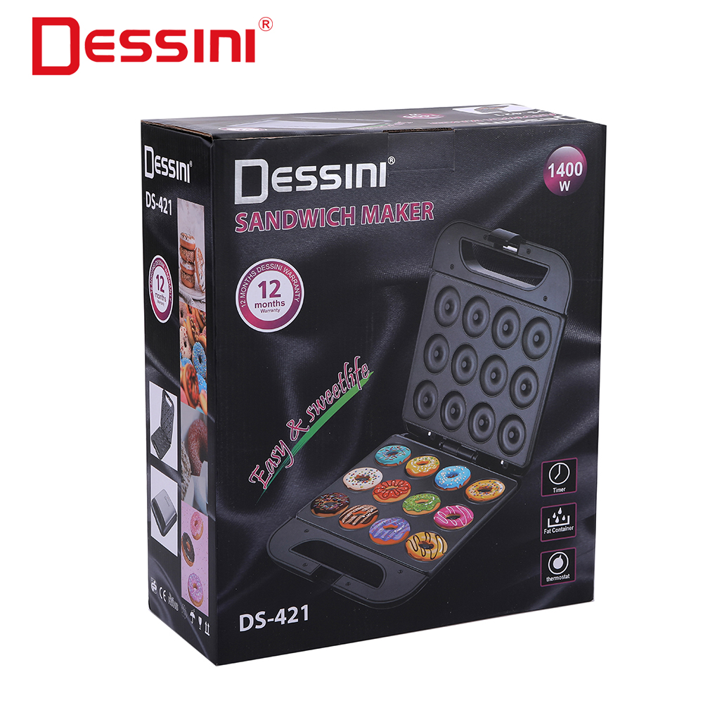 Dessini Multi-Function Electric Mini Round Omelet Donut Maker