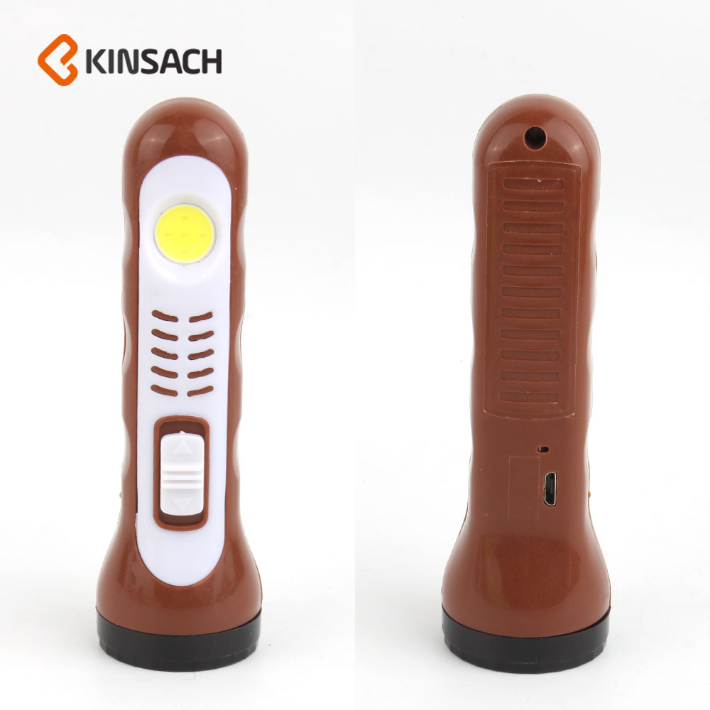 KINSACA星之源 安卓Micro USB充电 塑料 手电筒