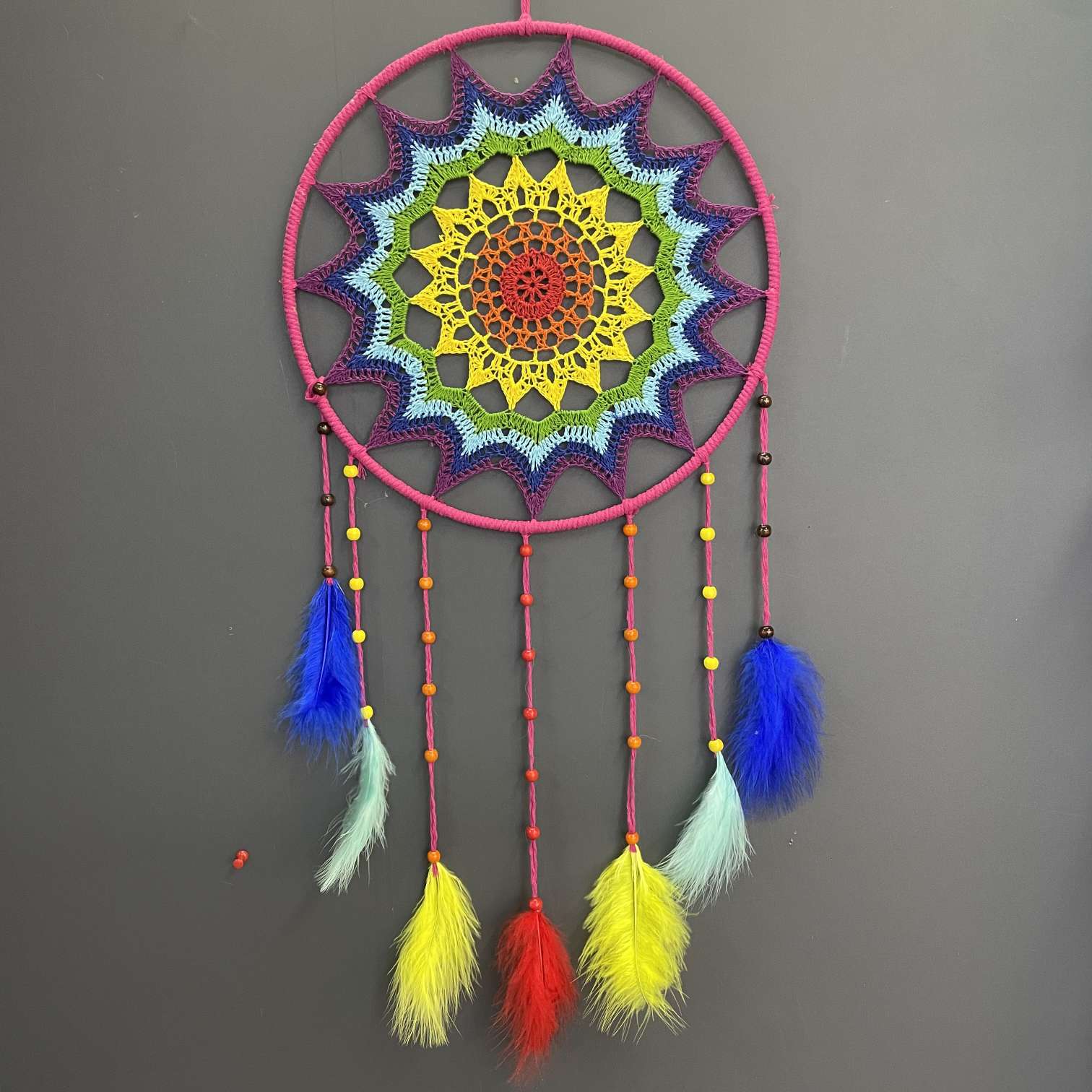 Colorful dreamcatcher, South African style dreamcatcher Specification image