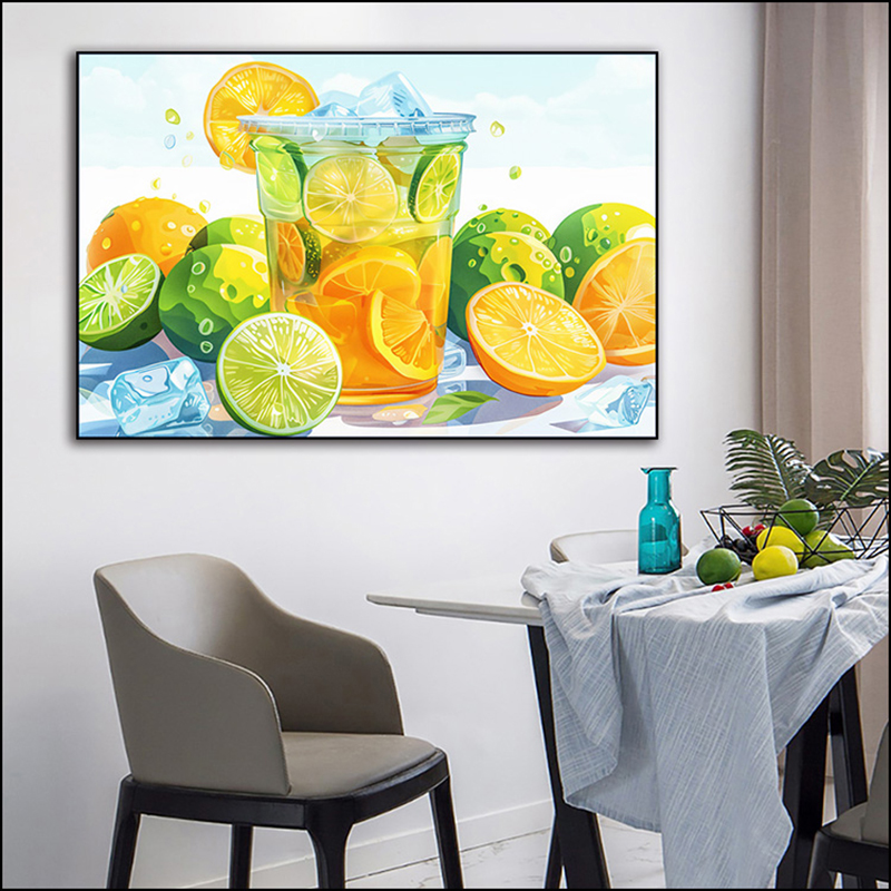油画/油画2/大象油画/油画打印/跨境热销产品图