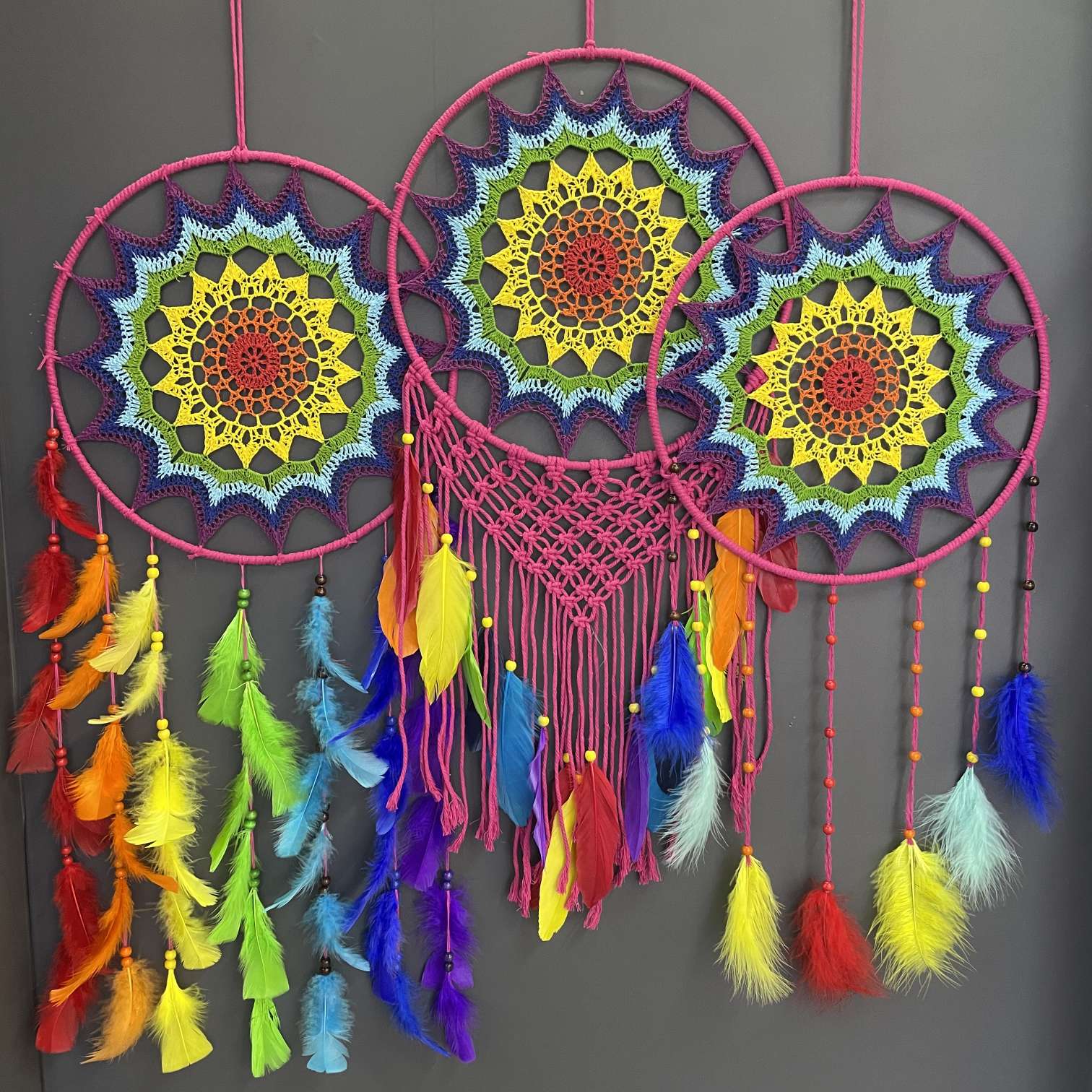 Colorful dreamcatcher, South African style dreamcatcher