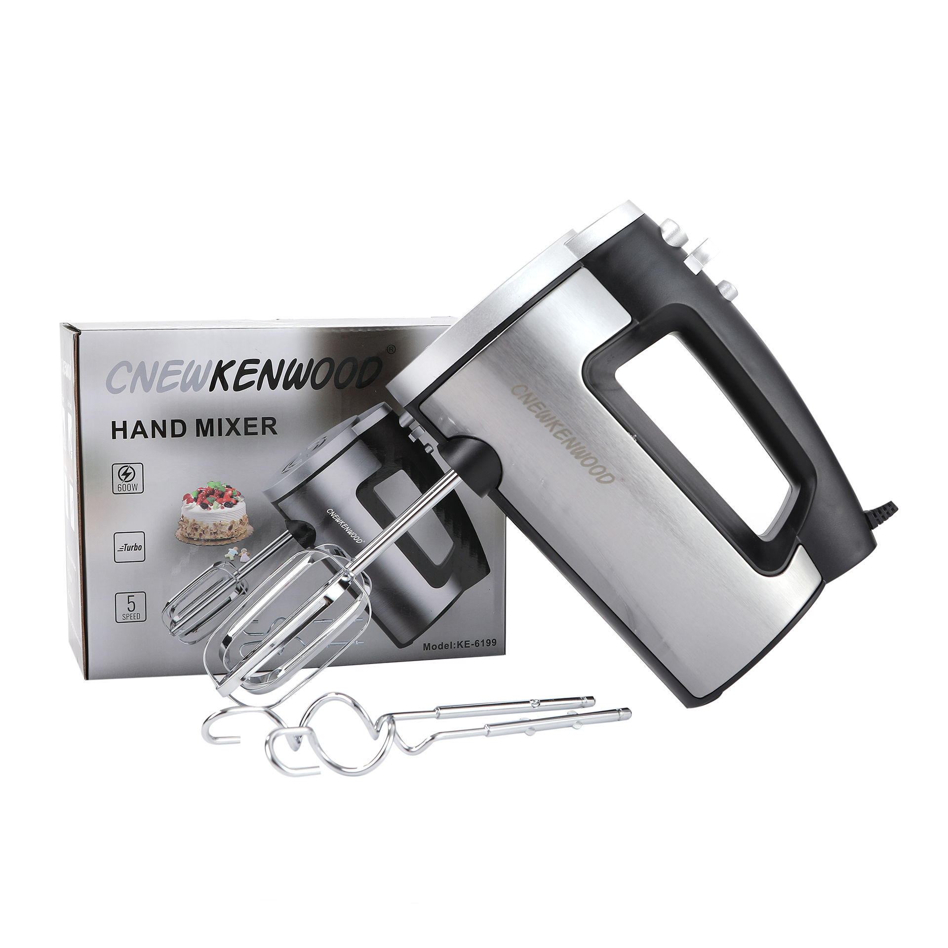 min MAX Factory Direct sale household blender, electric cream maker, egg beater, cross-border KE-6199 electric egg beater Item Picture