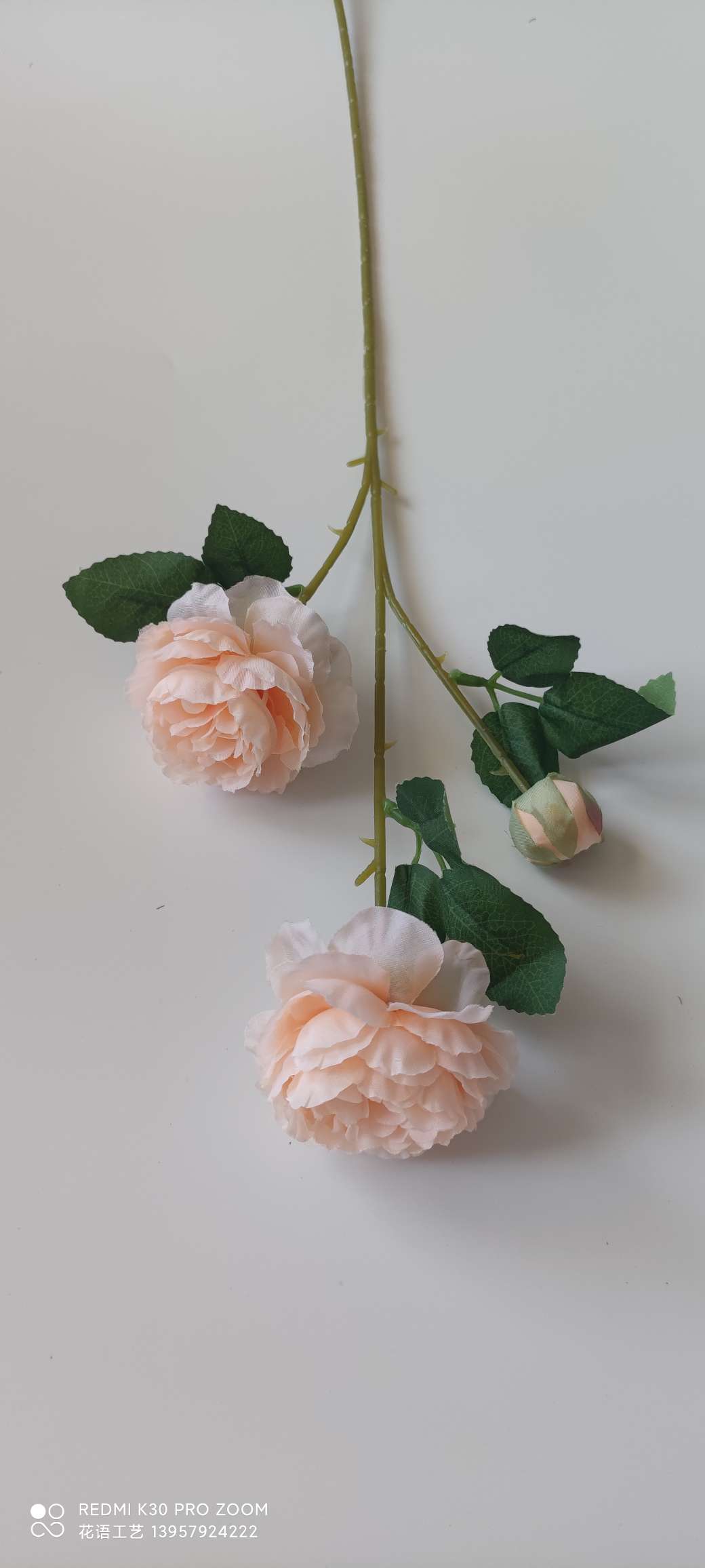 Rosas flores falsas flores simuladas (lirios flores combinadas) flores en seda hogar salón mesa decoración decoración detail image 10
