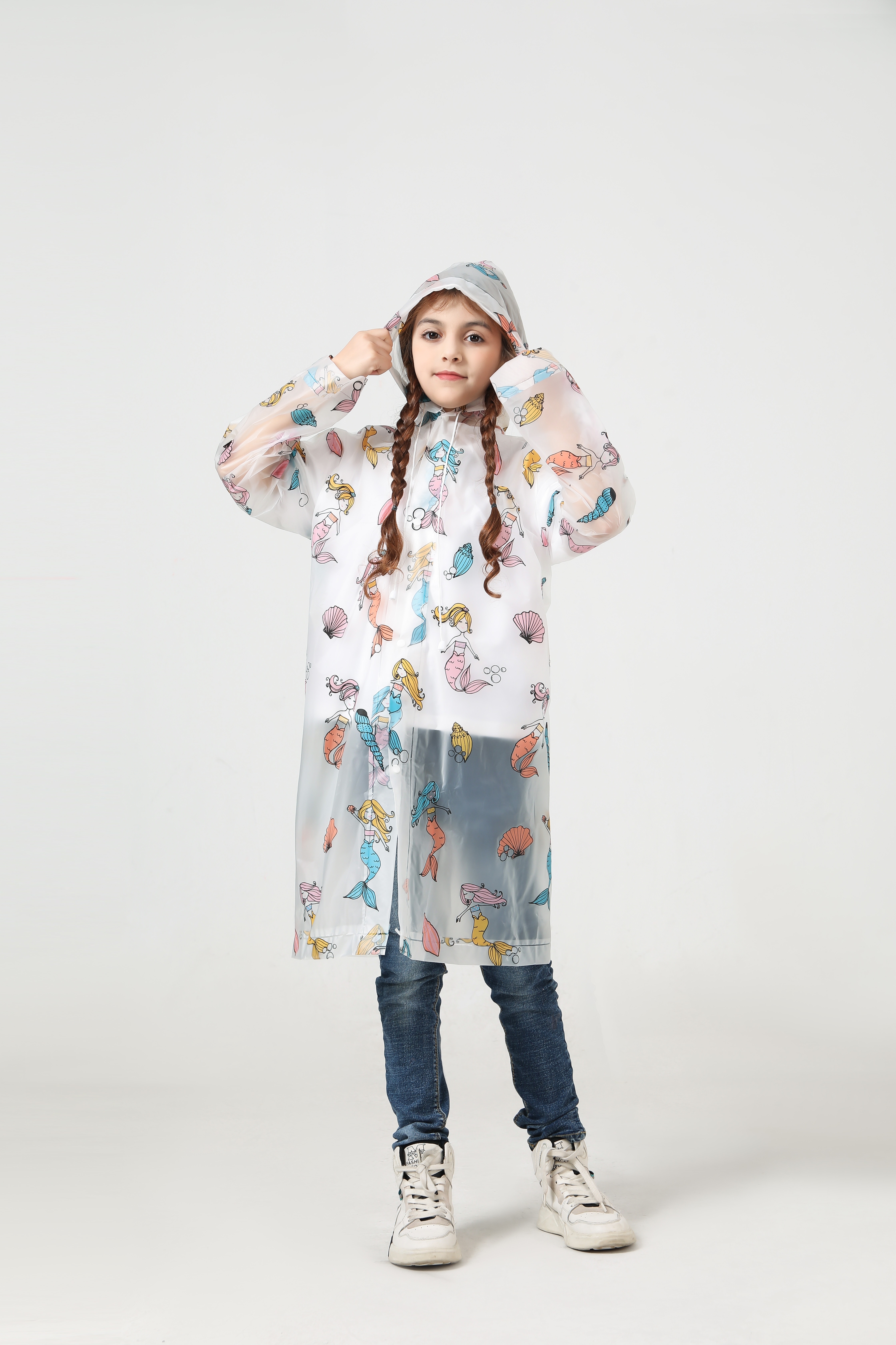 DX-0668 Kid's Raincoat EVA Children's Premium Raincoat, Children's cartoon Raincoat, Odorless and eco-friendly Raincoat Specification image