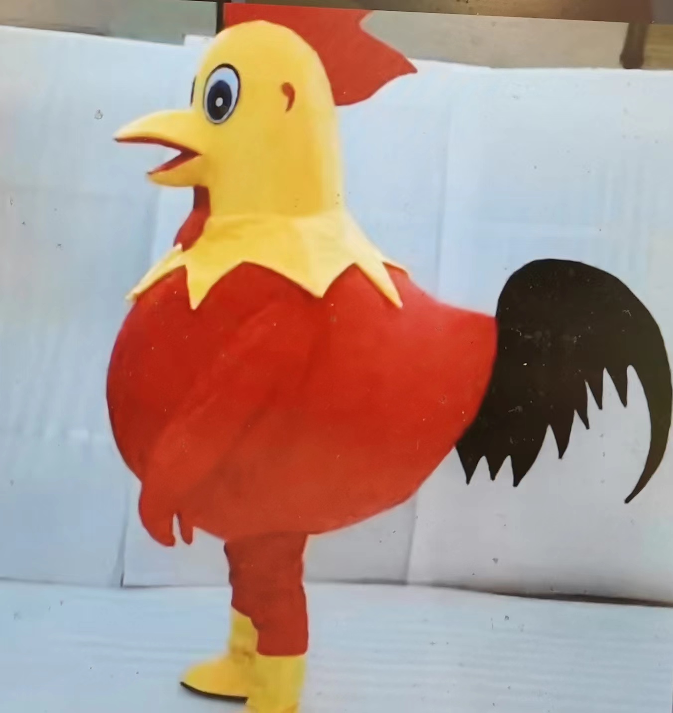 Playful chicken and rooster doll costumes, walking cosplay props, headgear doll costumes, Turkey, wealth, and chicks