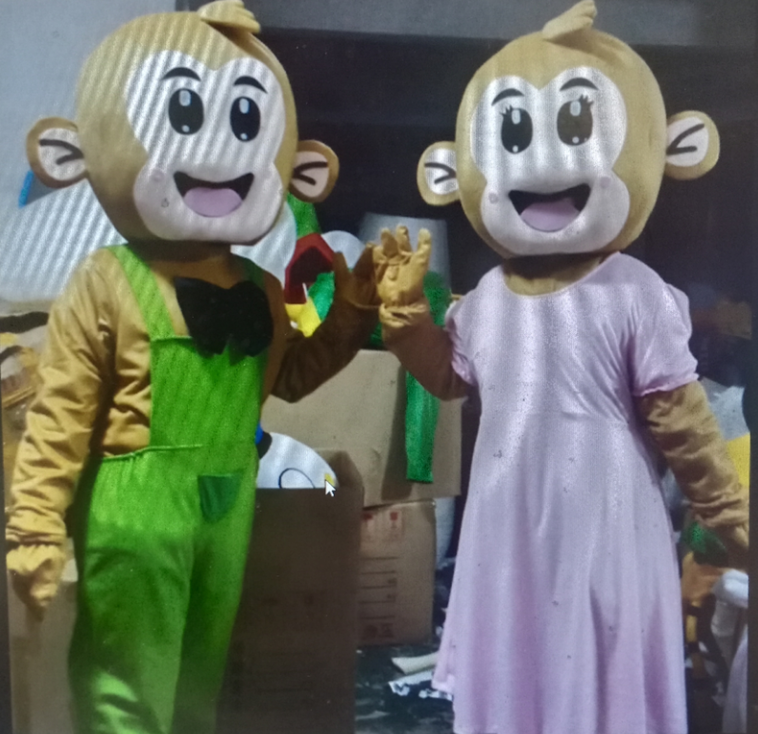 The mascot of the Year of the Monkey, the Youxi Monkey cartoon figure, the twelve Chinese zodiac monkeys, the Prosperity Monkey cartoon clothing monkey Item Picture