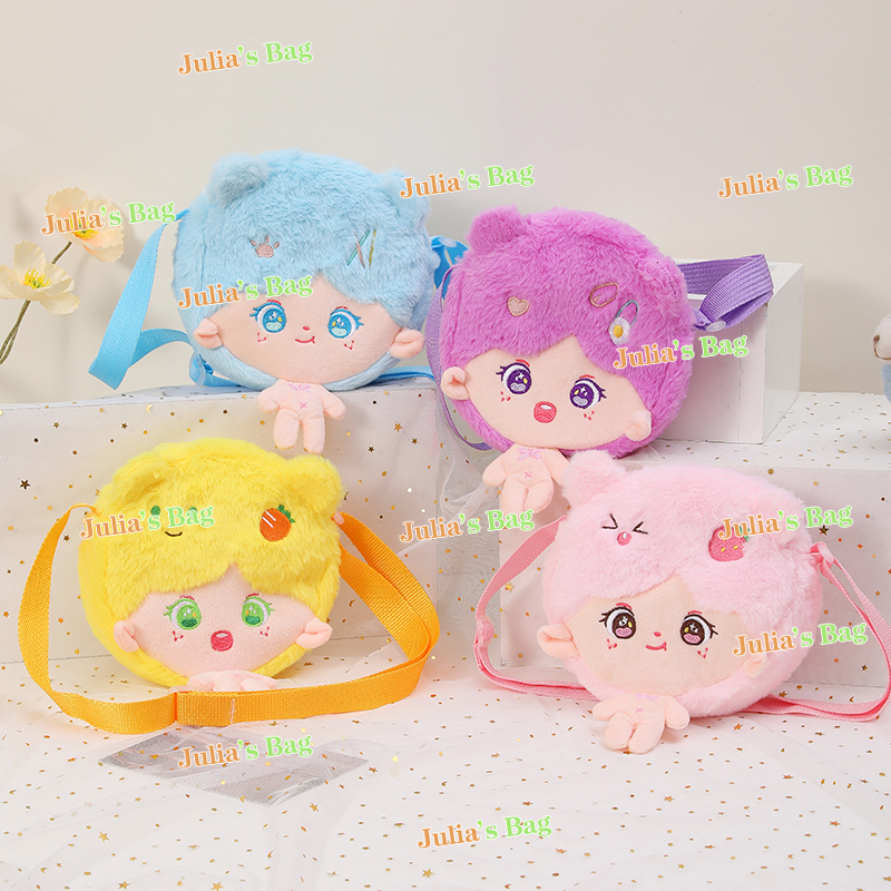 毛绒包；小女孩挎包；儿童包；手机包；卡通挎包；卡通手机包详情1