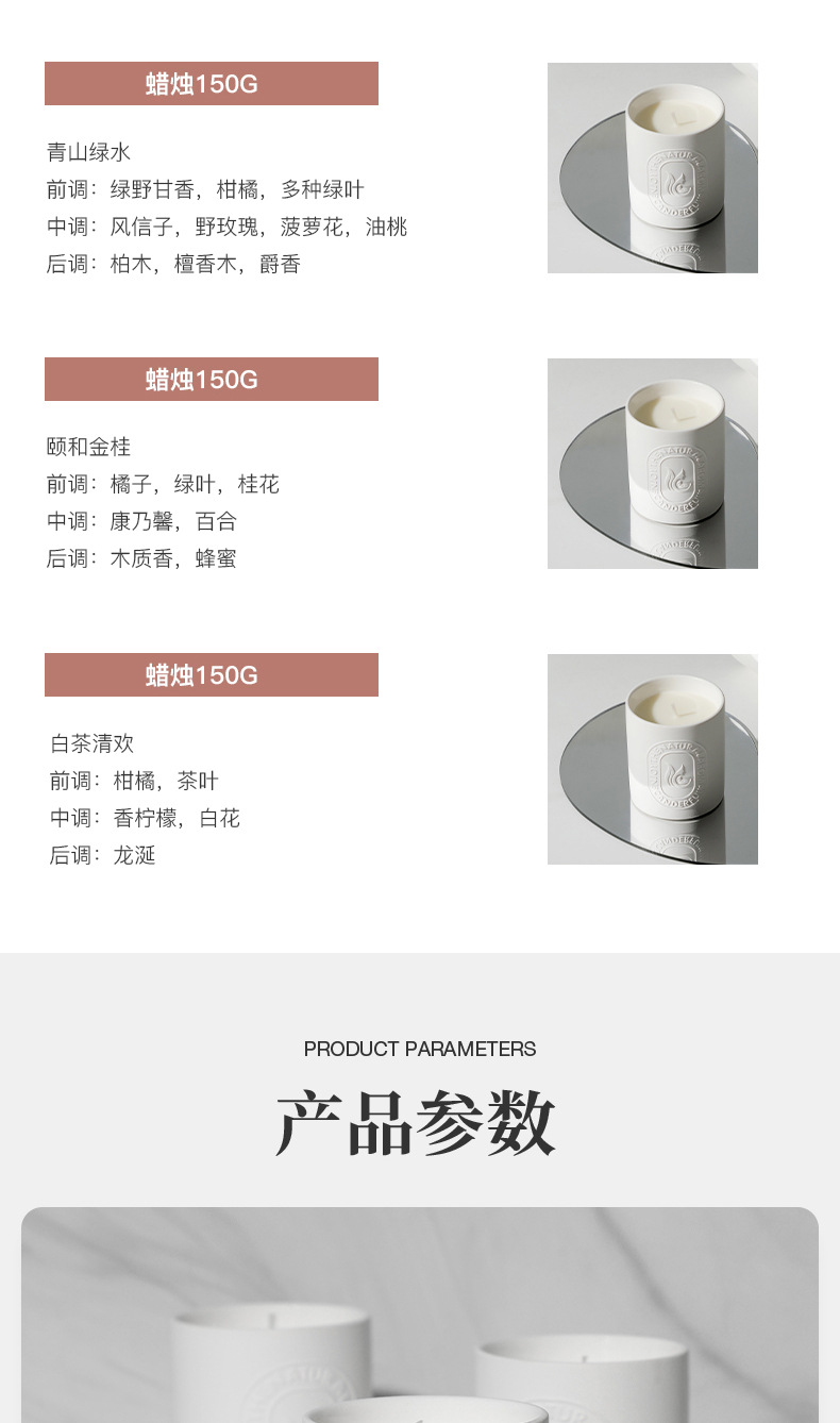 香薰蜡烛大豆蜡简约浮雕陶瓷杯香氛卧室浪漫装饰摆件香薰蜡烛杯详情8